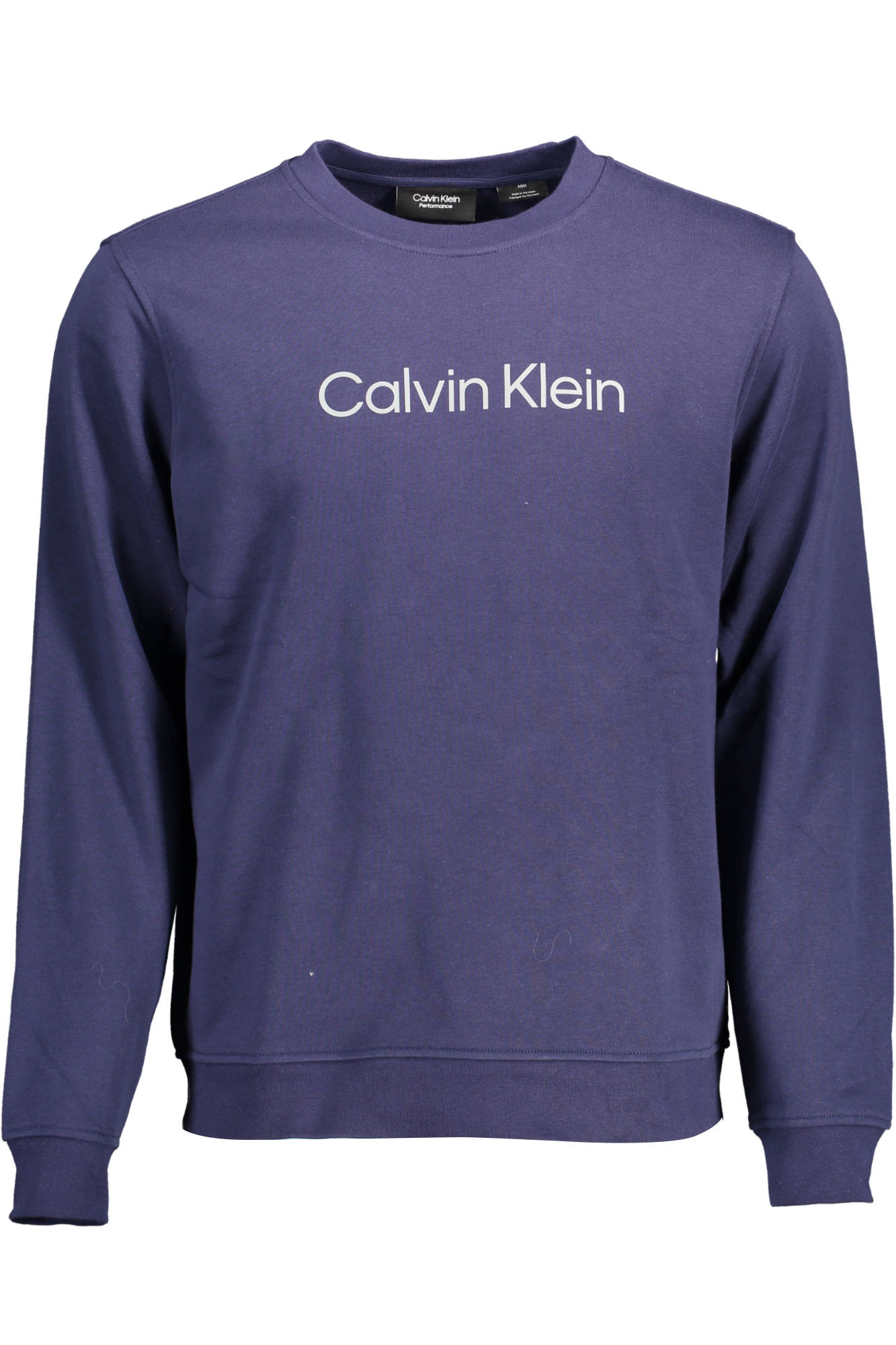felpa uomo CALVIN KLEIN blu in cotone SI961 - ZOOODE.COM