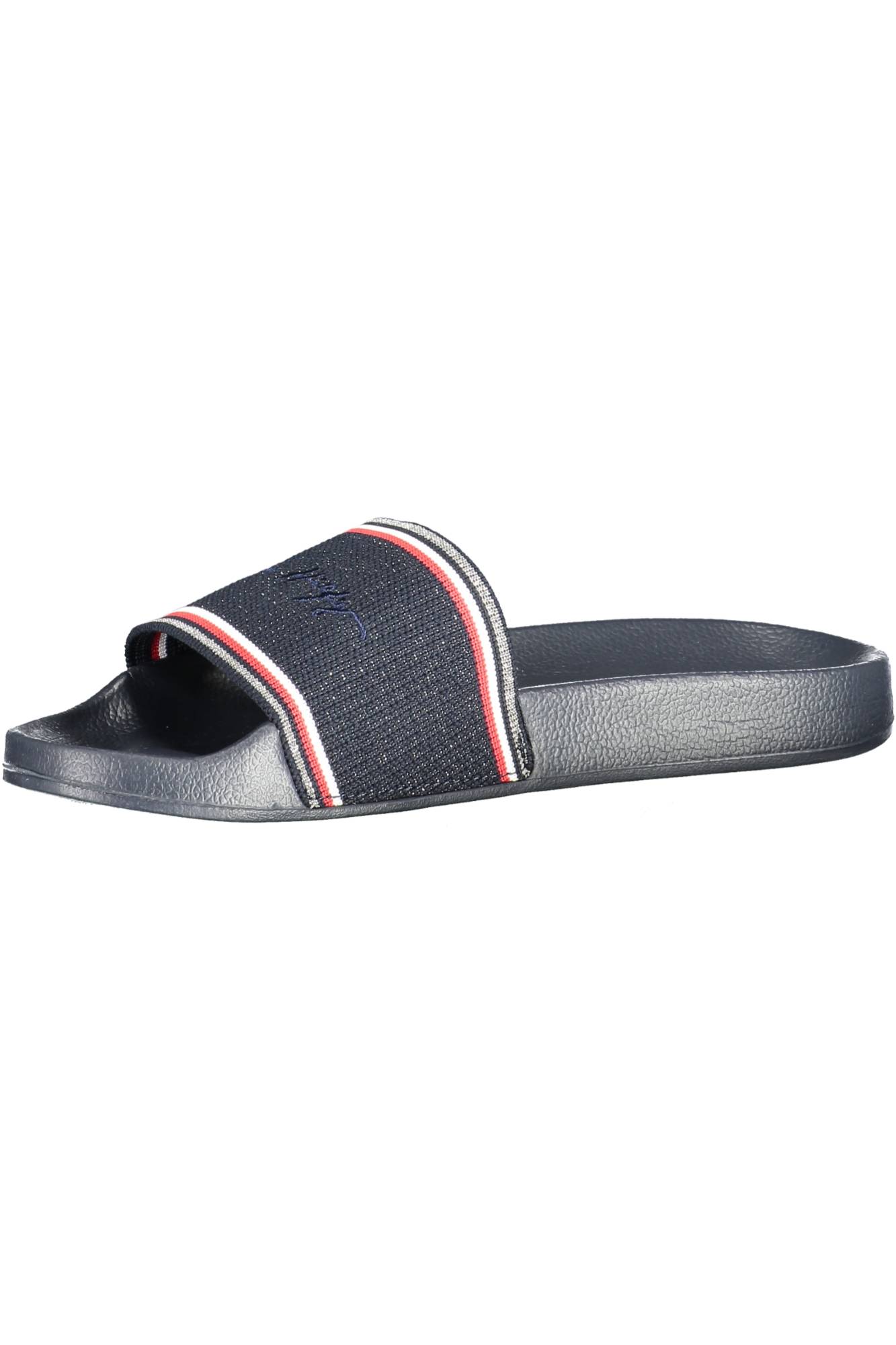 scarpe donna TOMMY HILFIGER pantofole blu in poliestere SL060 - ZOOODE.COM