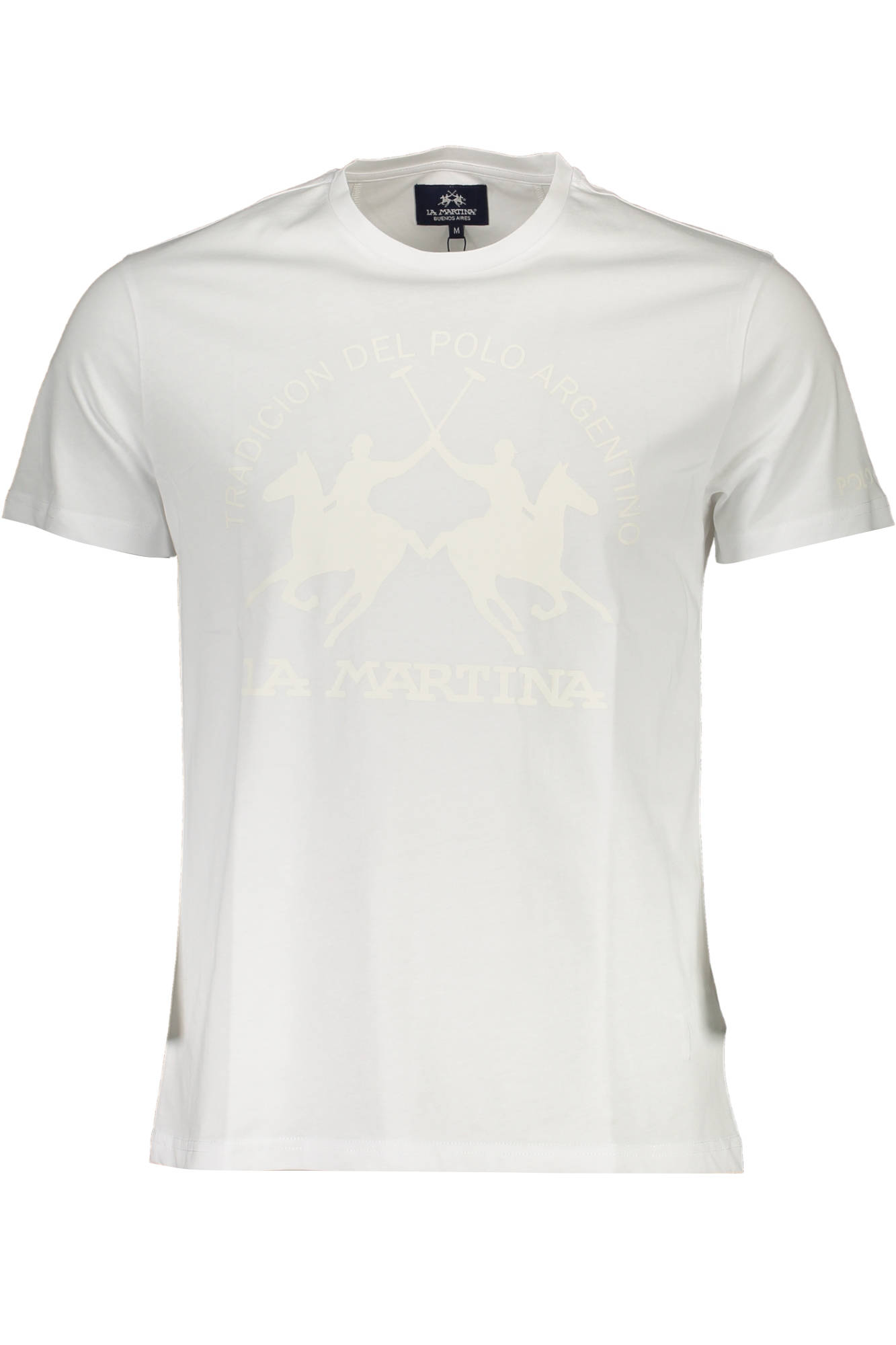 LA MARTINA T-SHIRT MANICHE CORTE UOMO BIANCO