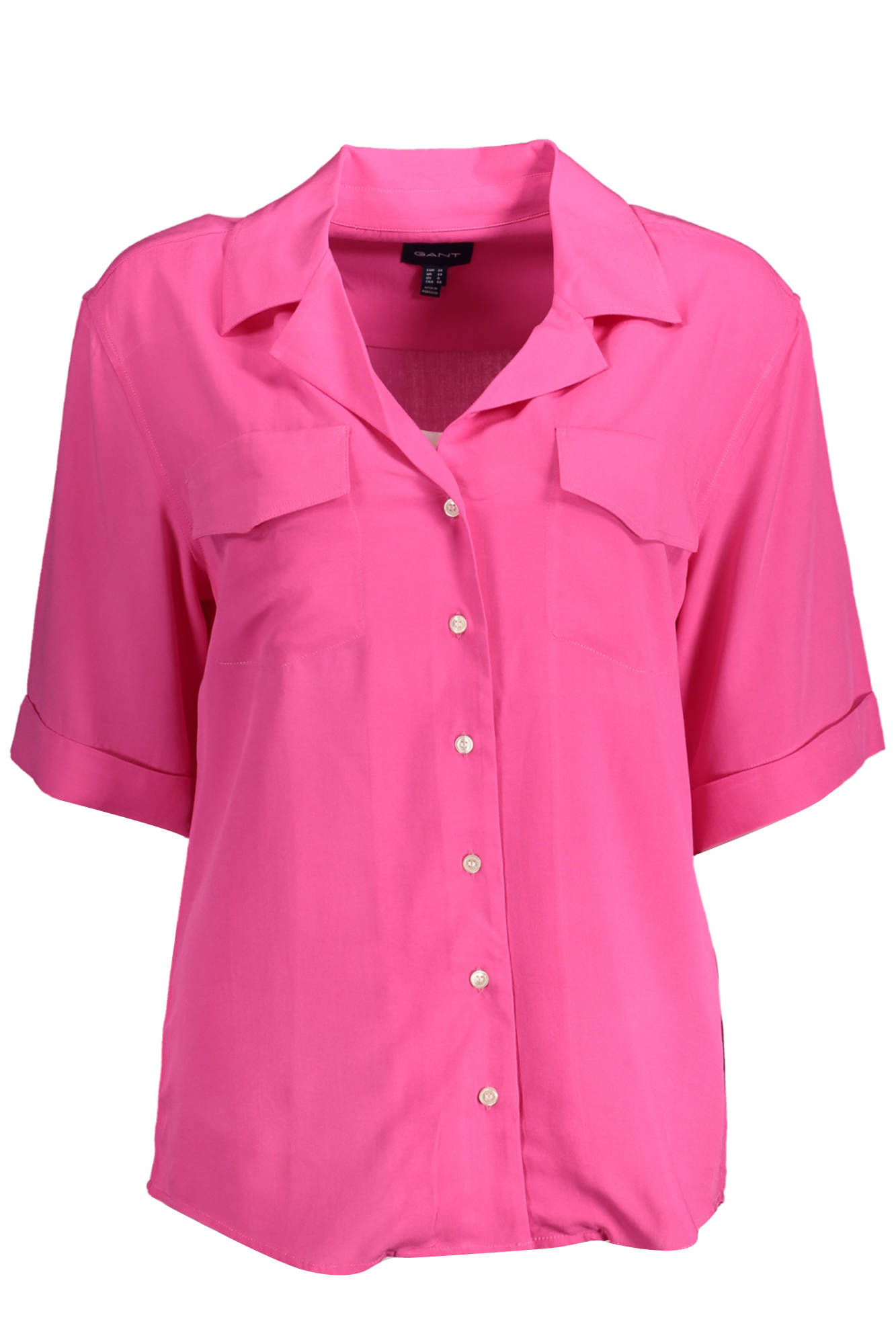 GANT CAMICIA MANICHE CORTE DONNA ROSA