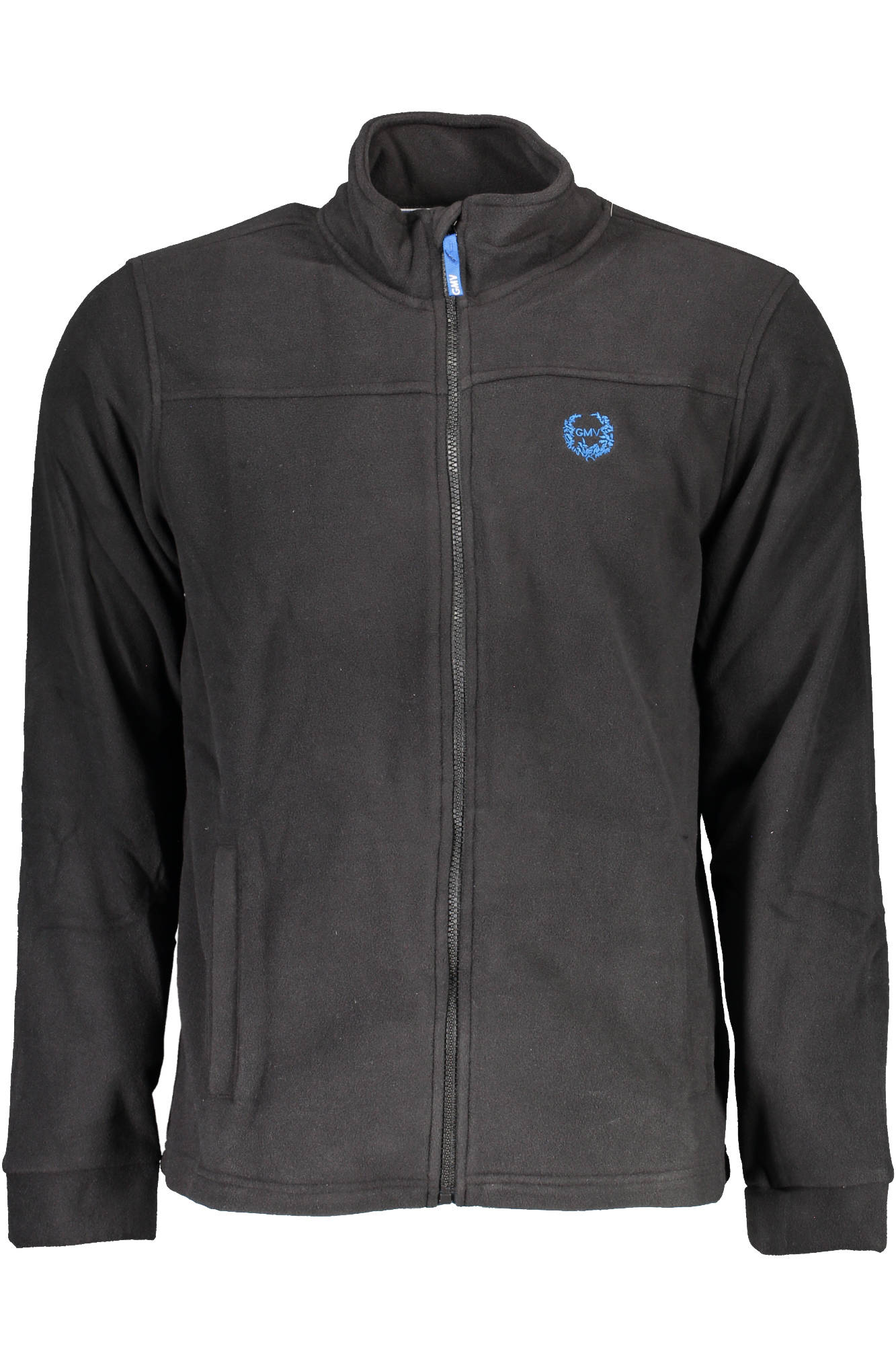 GIAN MARCO VENTURI FELPA CON ZIP UOMO NERO