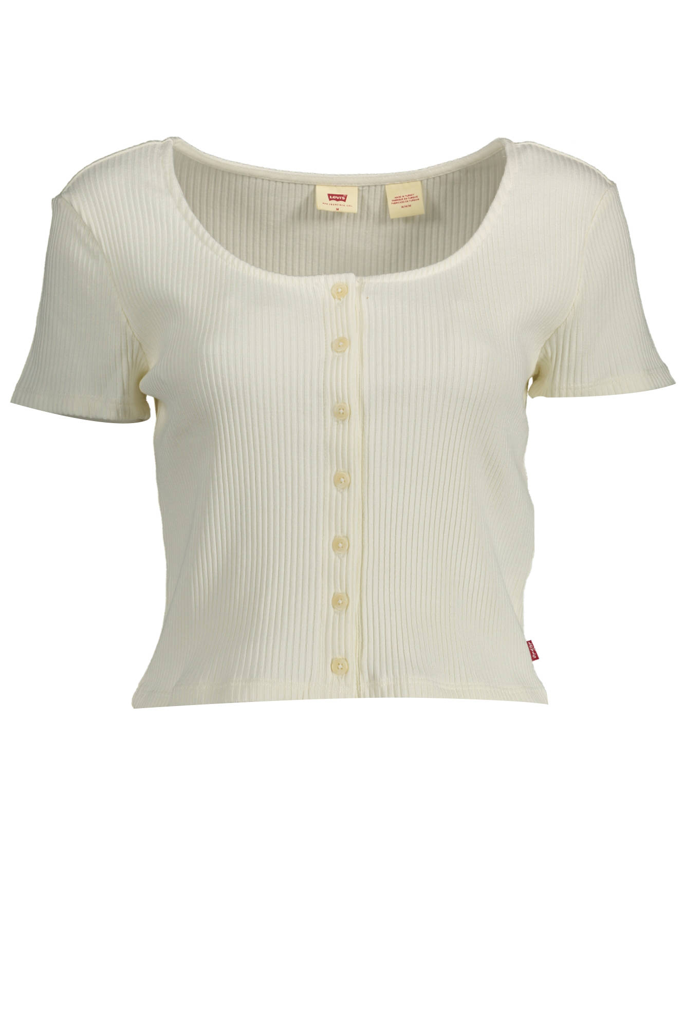 LEVI'S T-SHIRT MANICHE CORTE DONNA BIANCO