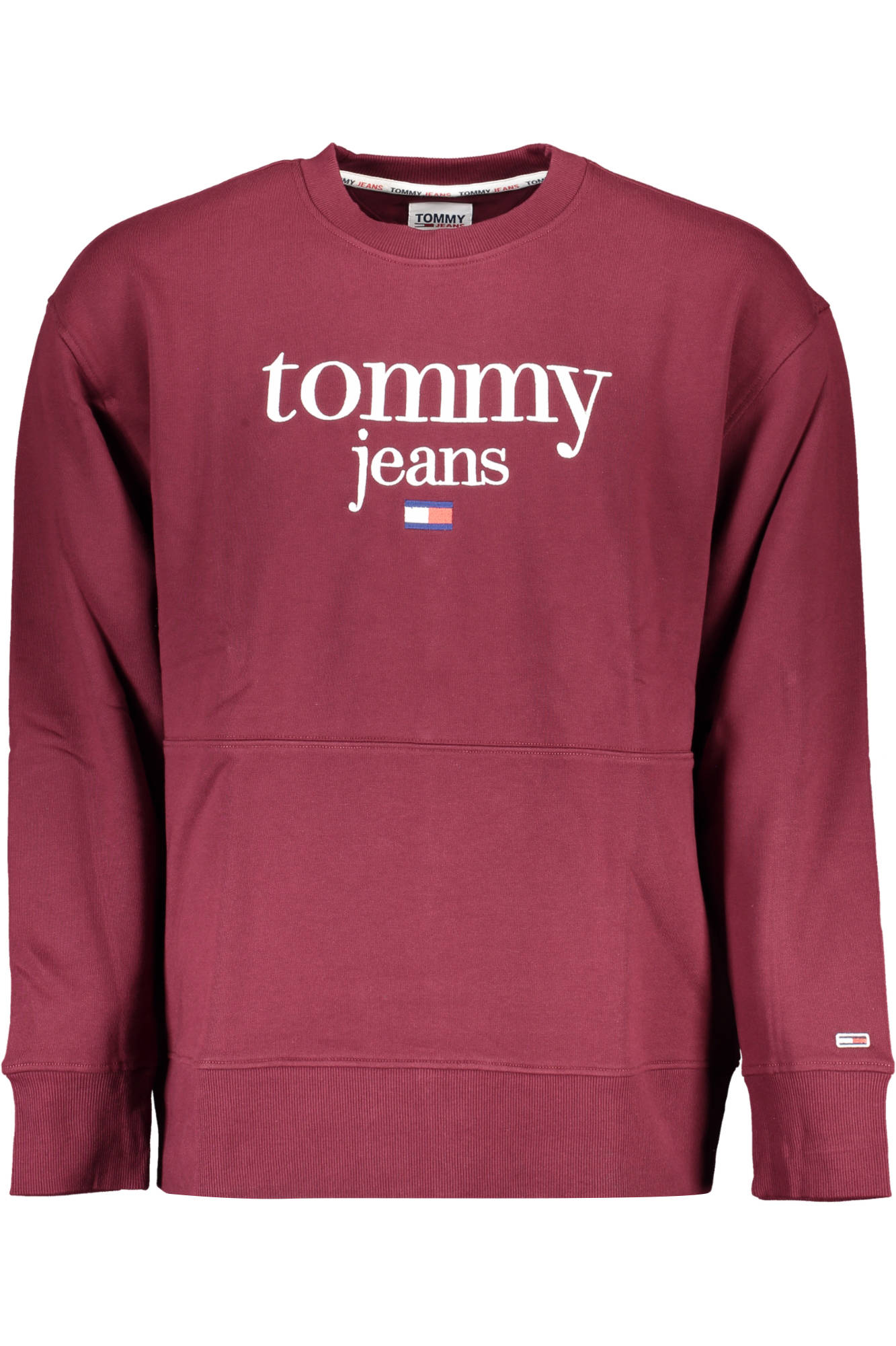 TOMMY HILFIGER FELPA SENZA ZIP UOMO VIOLA