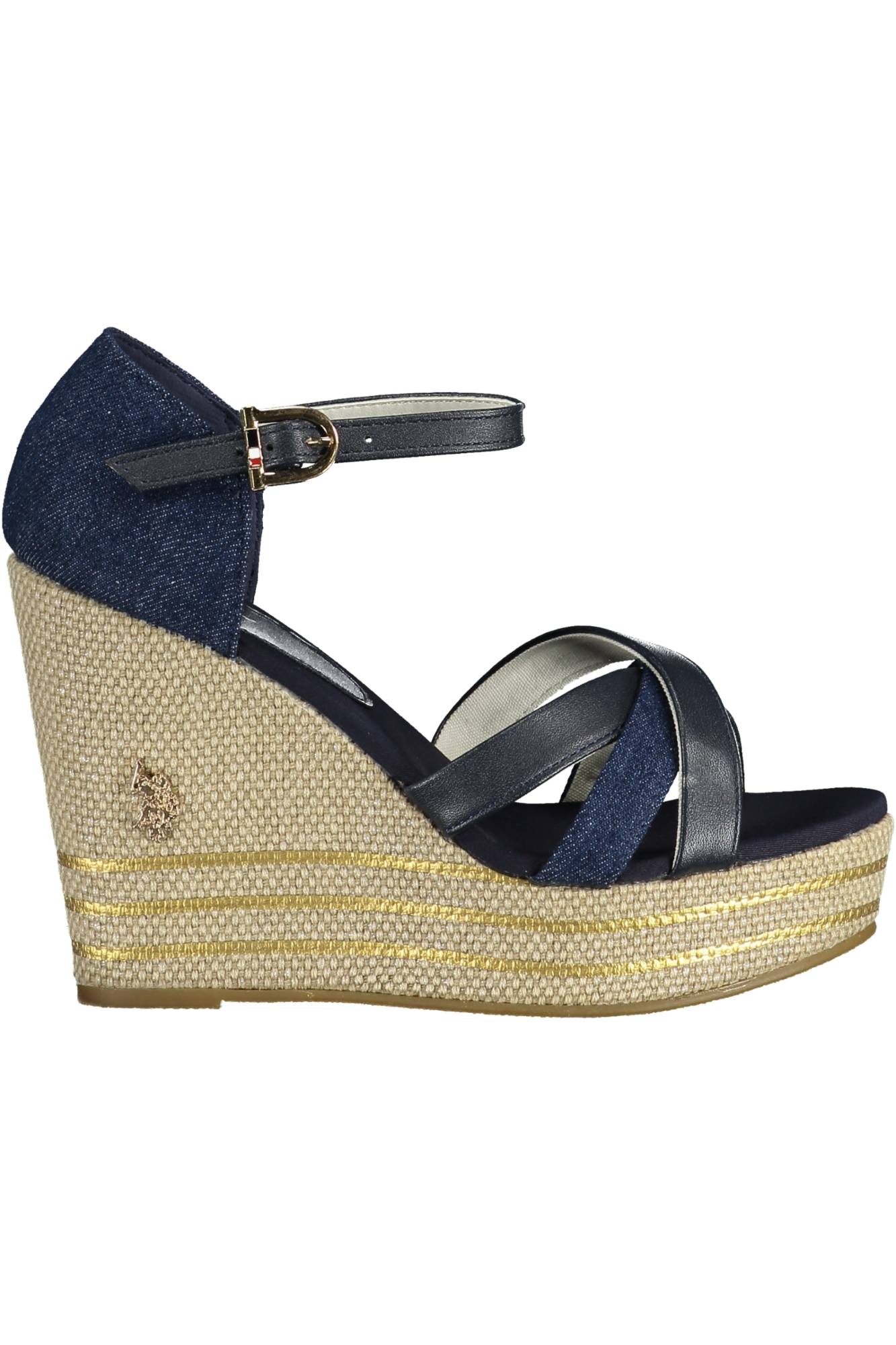 zapatos mujer U.S. POLO ASSN. sandalias azul poliéster SB325 - ZOOODE.COM