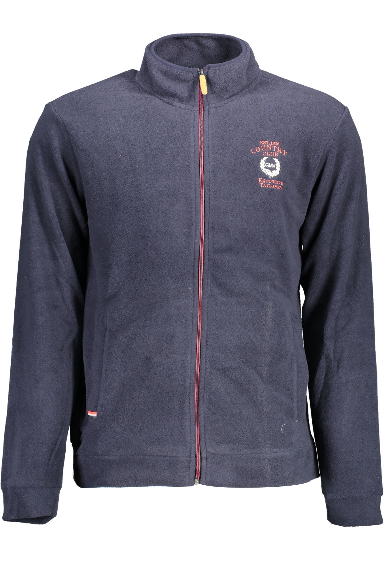 GIAN MARCO VENTURI FELPA CON ZIP UOMO BLU