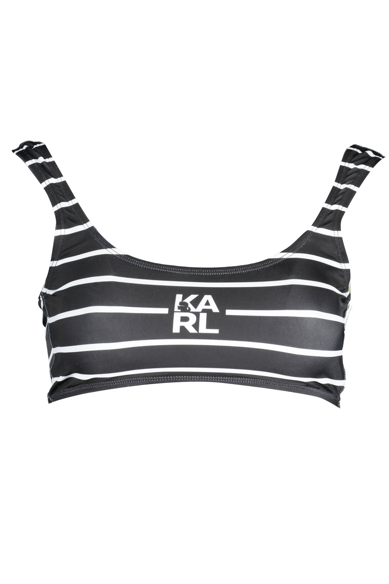 KARL LAGERFELD BEACHWEAR COSTUME PARTE SOPRA DONNA NERO