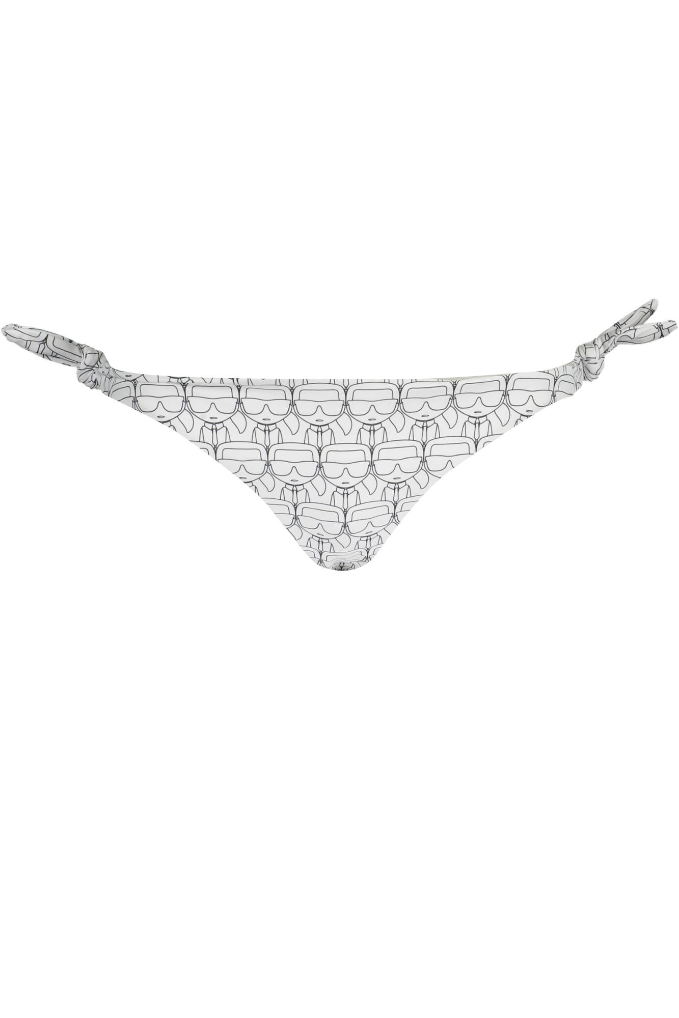 KARL LAGERFELD BEACHWEAR COSTUME PARTE SOTTO DONNA BIANCO