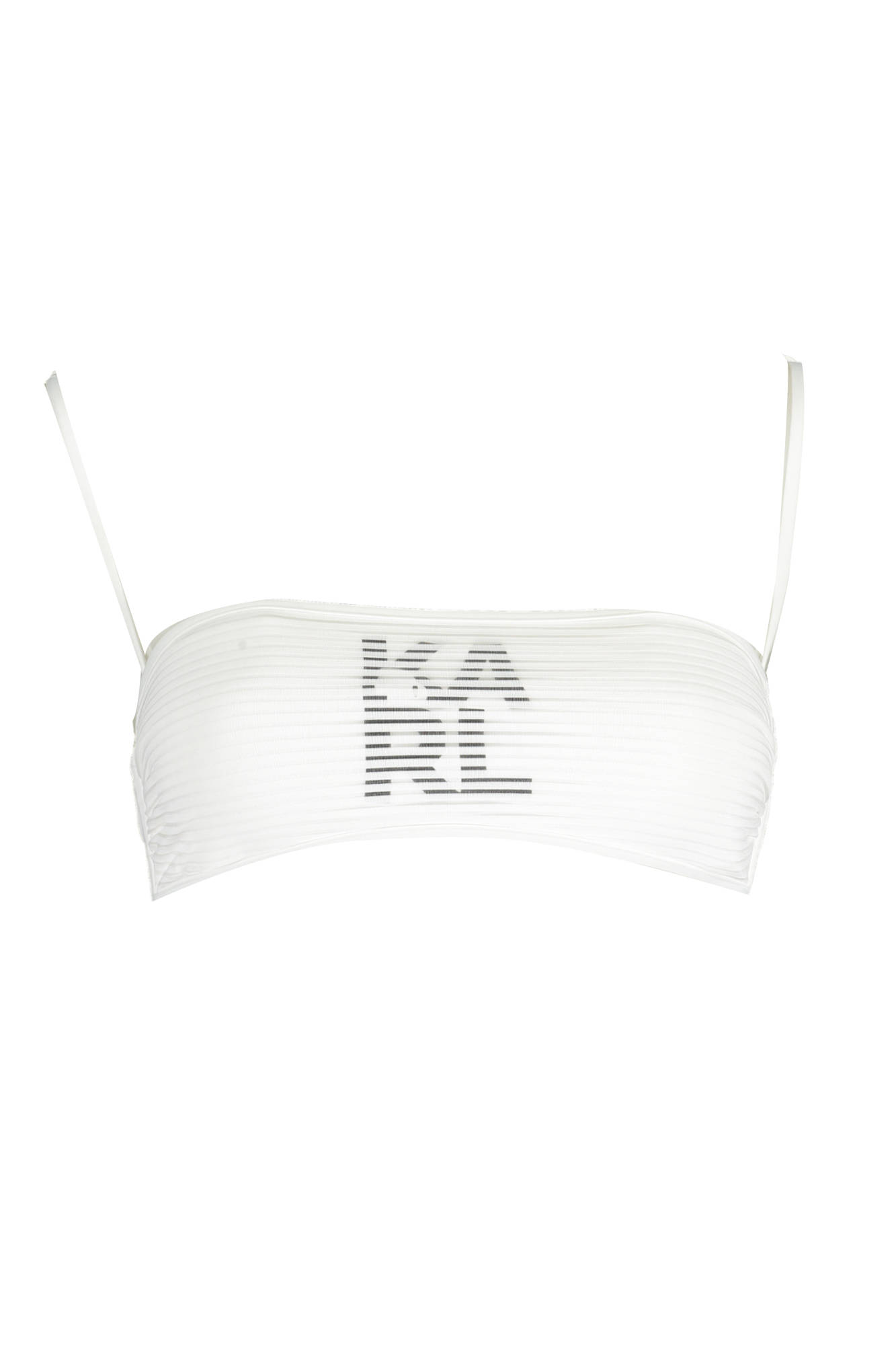 KARL LAGERFELD BEACHWEAR COSTUME PARTE SOPRA DONNA BIANCO