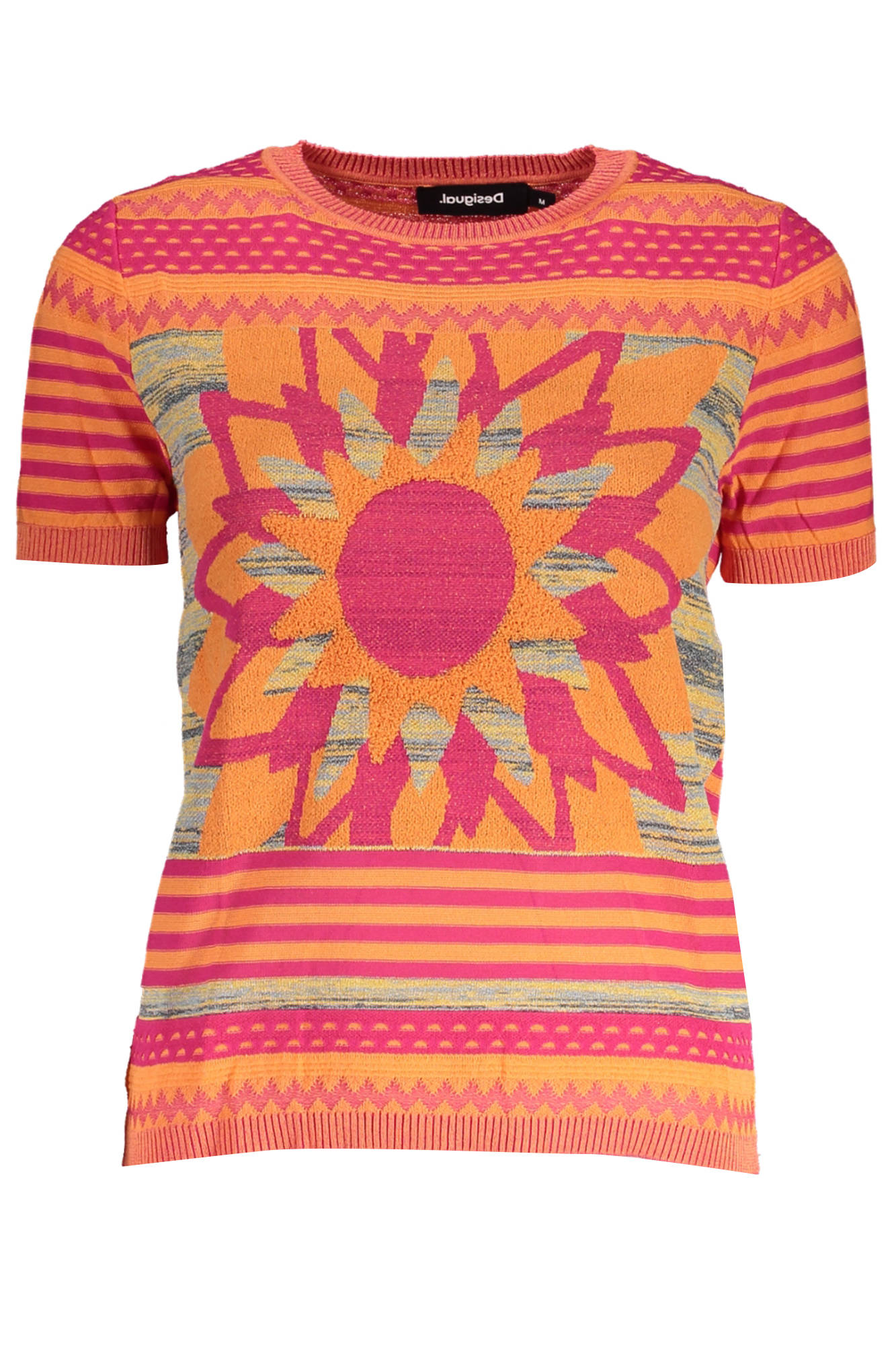 DESIGUAL MAGLIA DONNA ARANCIO