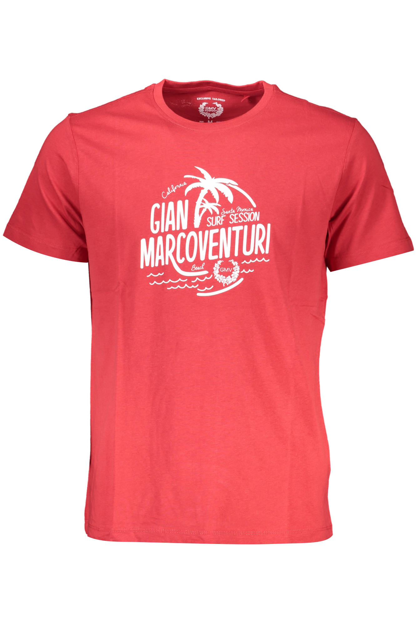 GIAN MARCO VENTURI T-SHIRT MANICHE CORTE UOMO ROSSO