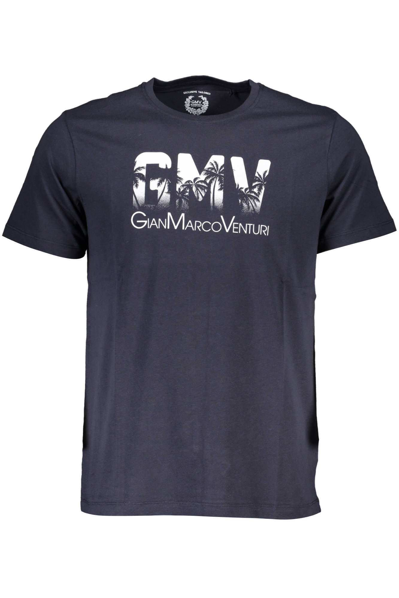 GIAN MARCO VENTURI T-SHIRT MANICHE CORTE UOMO BLU