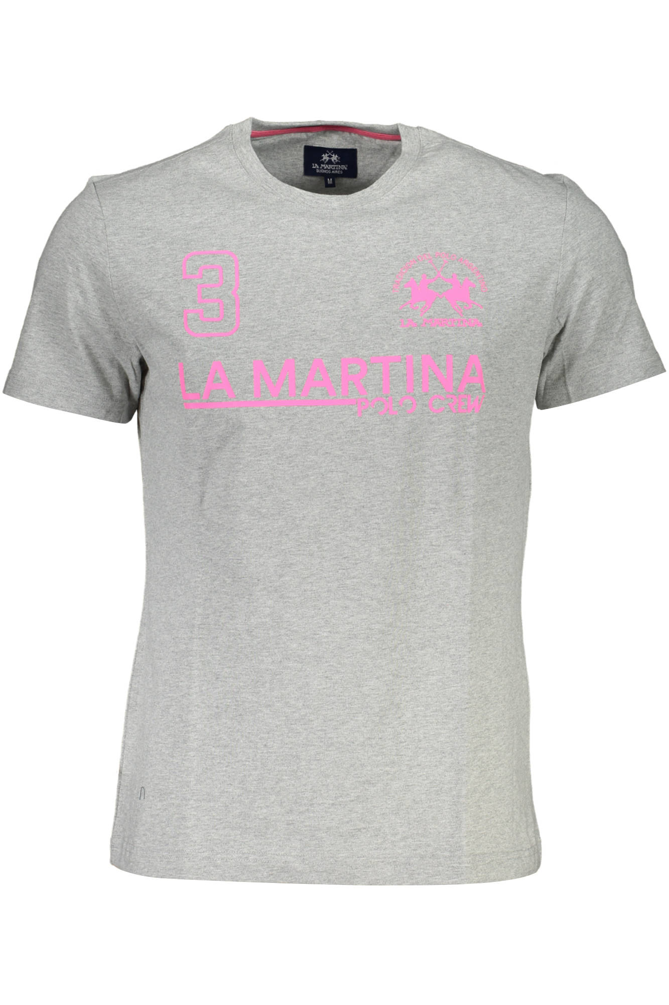 LA MARTINA T-SHIRT MANICHE CORTE UOMO GRIGIO