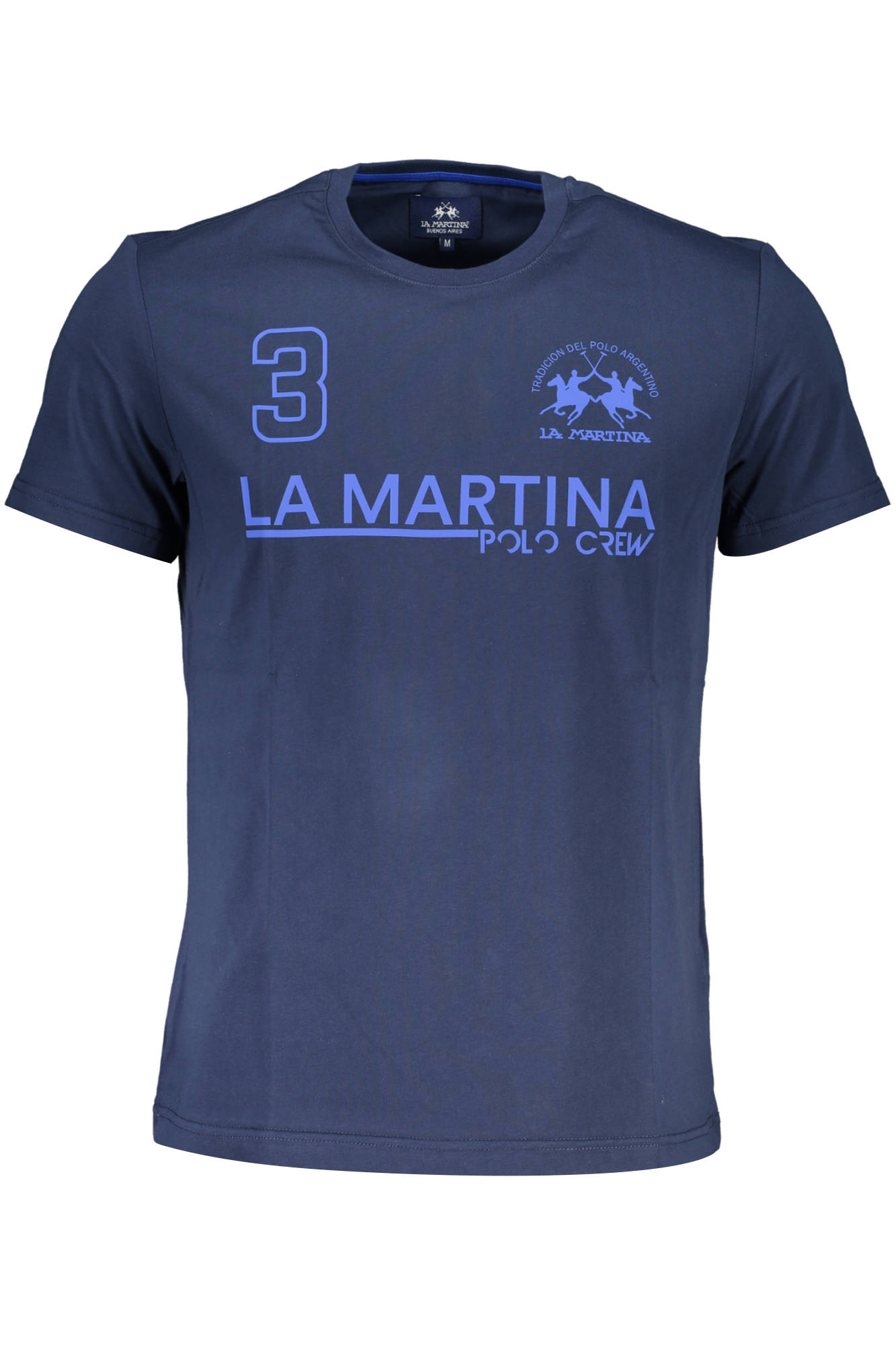 LA MARTINA T-SHIRT MANICHE LUNGHE UOMO BLU