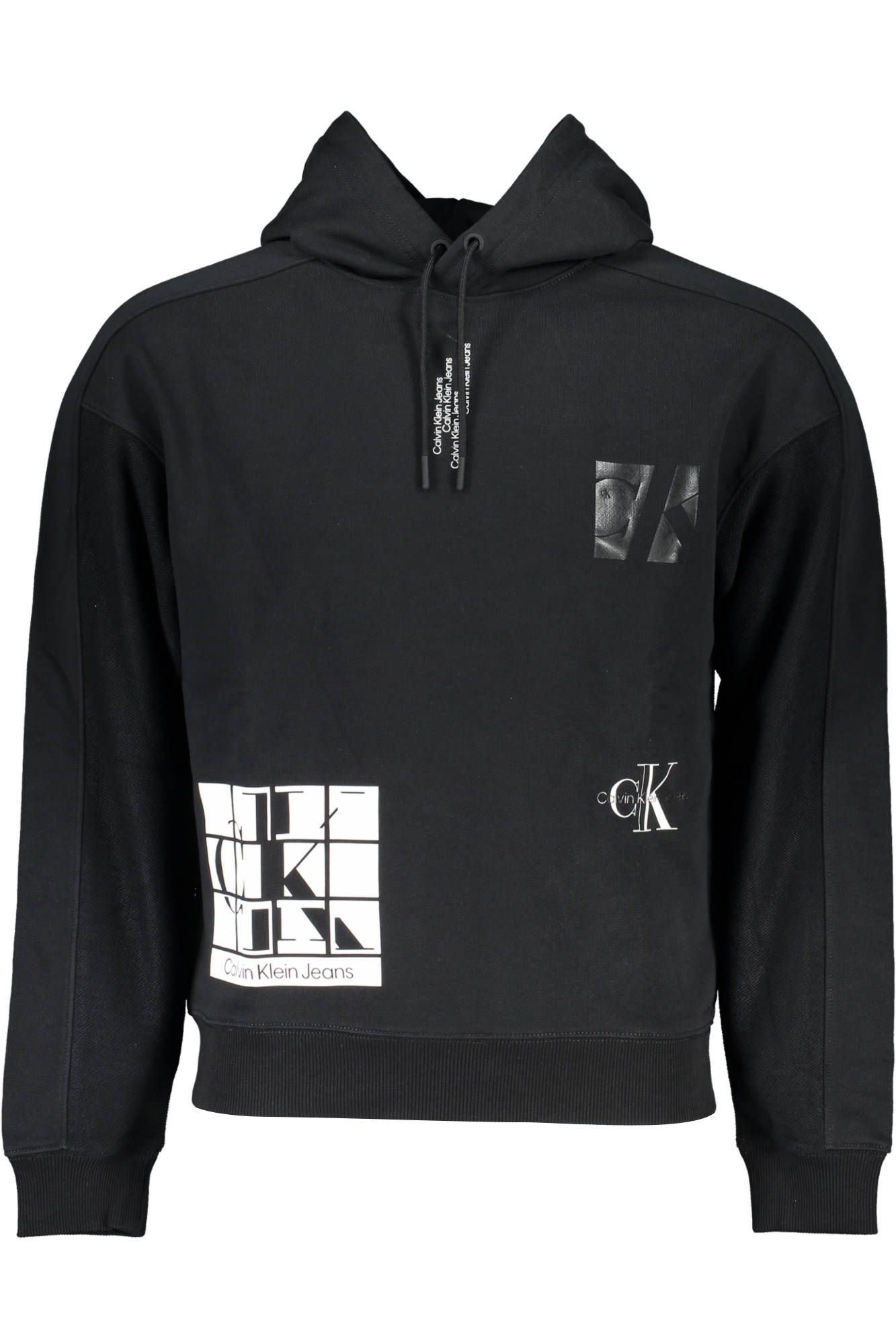 CALVIN KLEIN FELPA SENZA ZIP UOMO NERO
