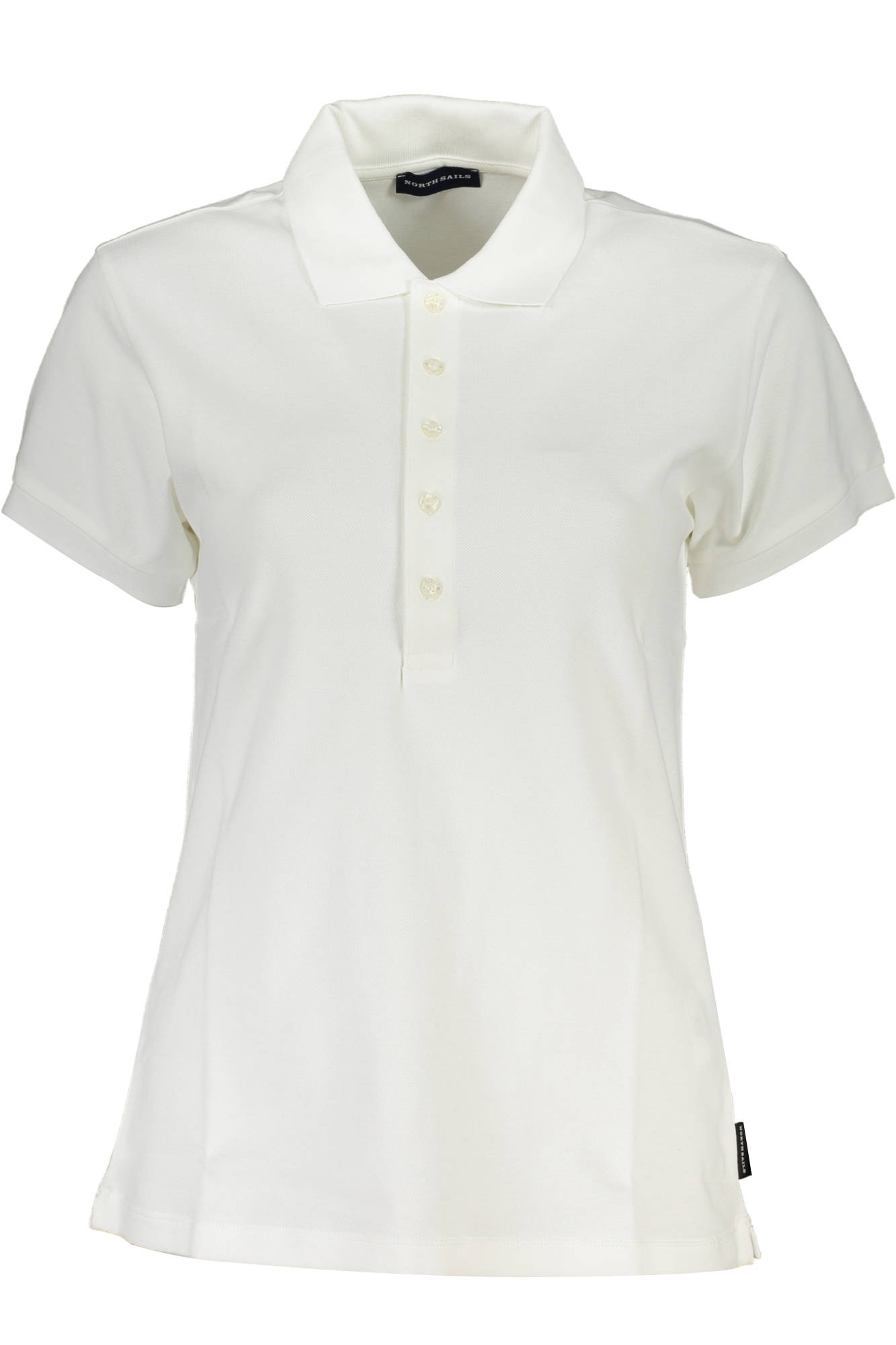 NORTH SAILS POLO MANICHE CORTE DONNA BIANCO