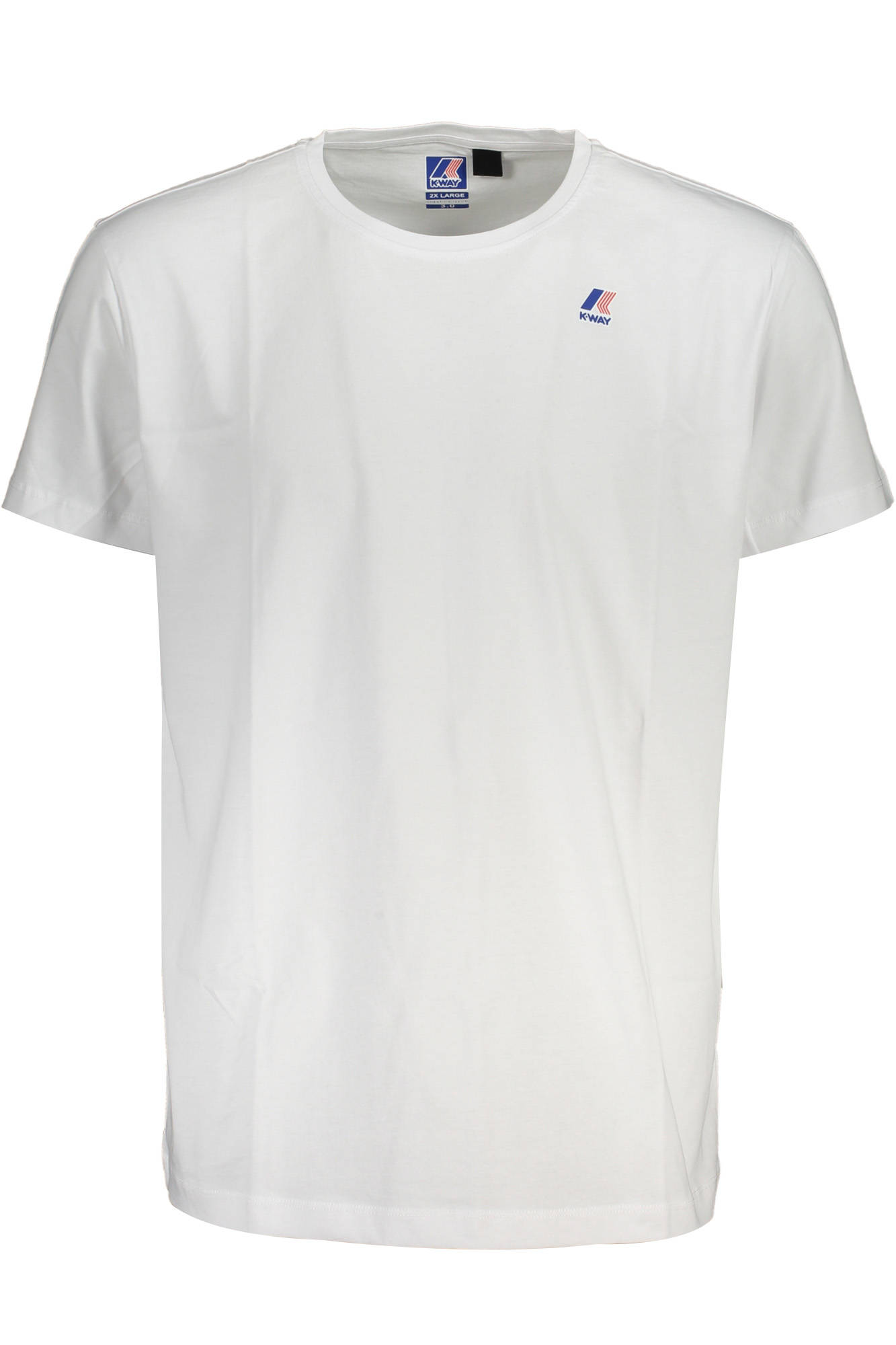 K-WAY T-SHIRT MANICHE CORTE UOMO BIANCO