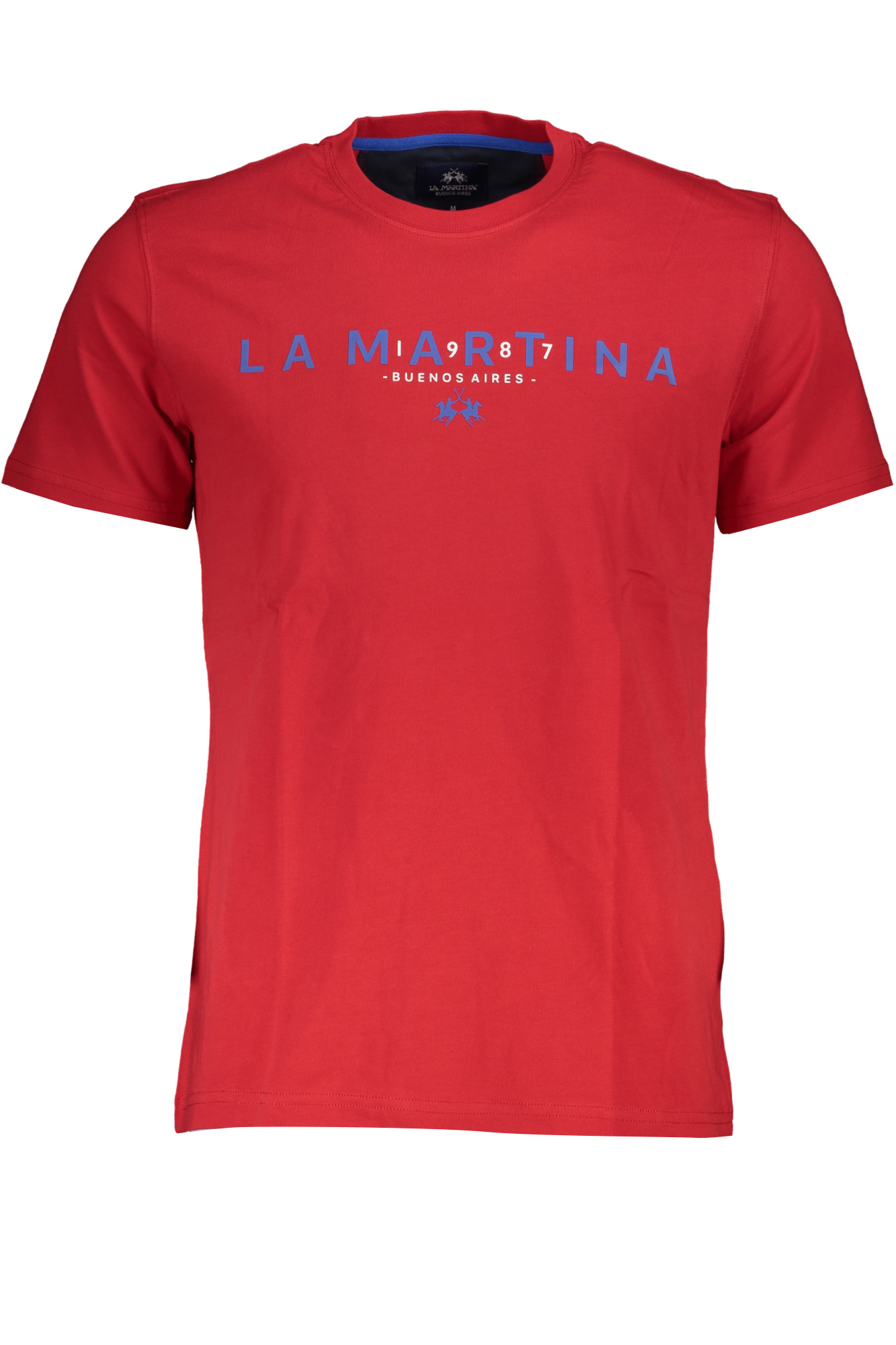 LA MARTINA T-SHIRT MANICHE CORTE UOMO ROSSO
