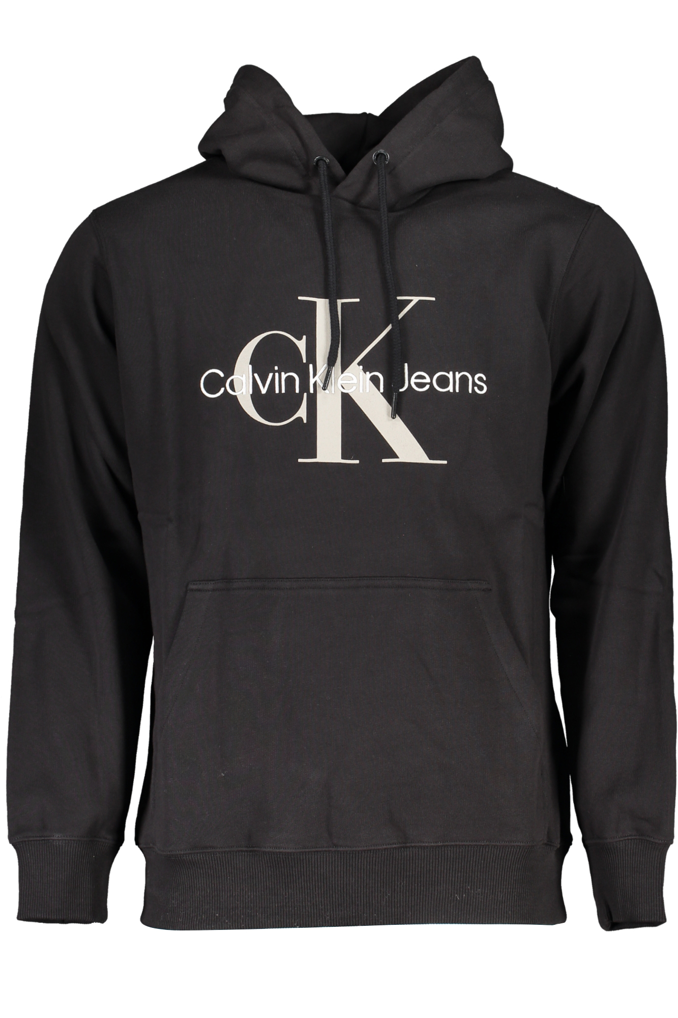 CALVIN KLEIN FELPA SENZA ZIP UOMO NERO