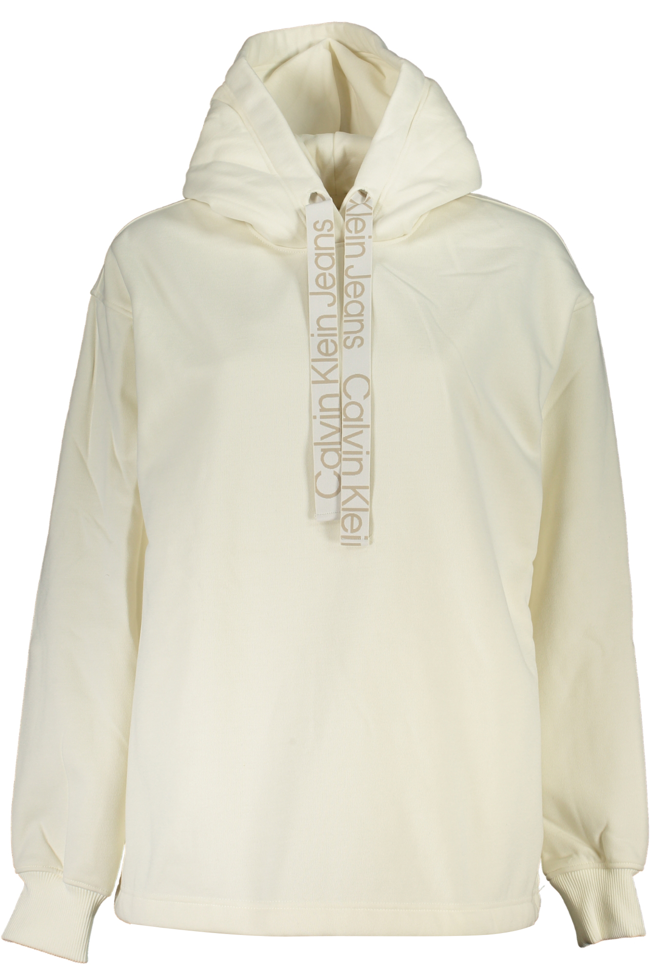 CALVIN KLEIN FELPA SENZA ZIP DONNA BIANCO