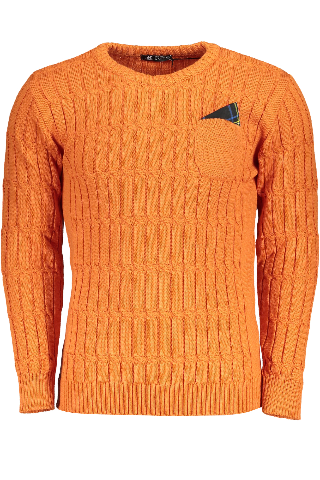 U.S. GRAND POLO MAGLIONE UOMO ARANCIO