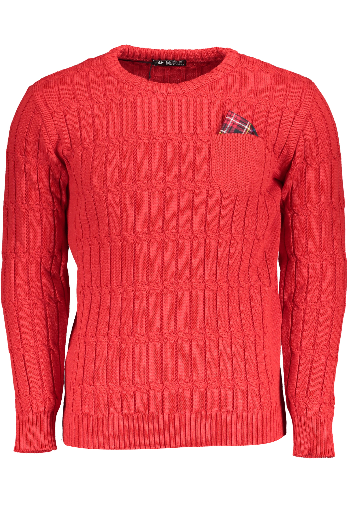 U.S. GRAND POLO MAGLIONE UOMO ROSSO