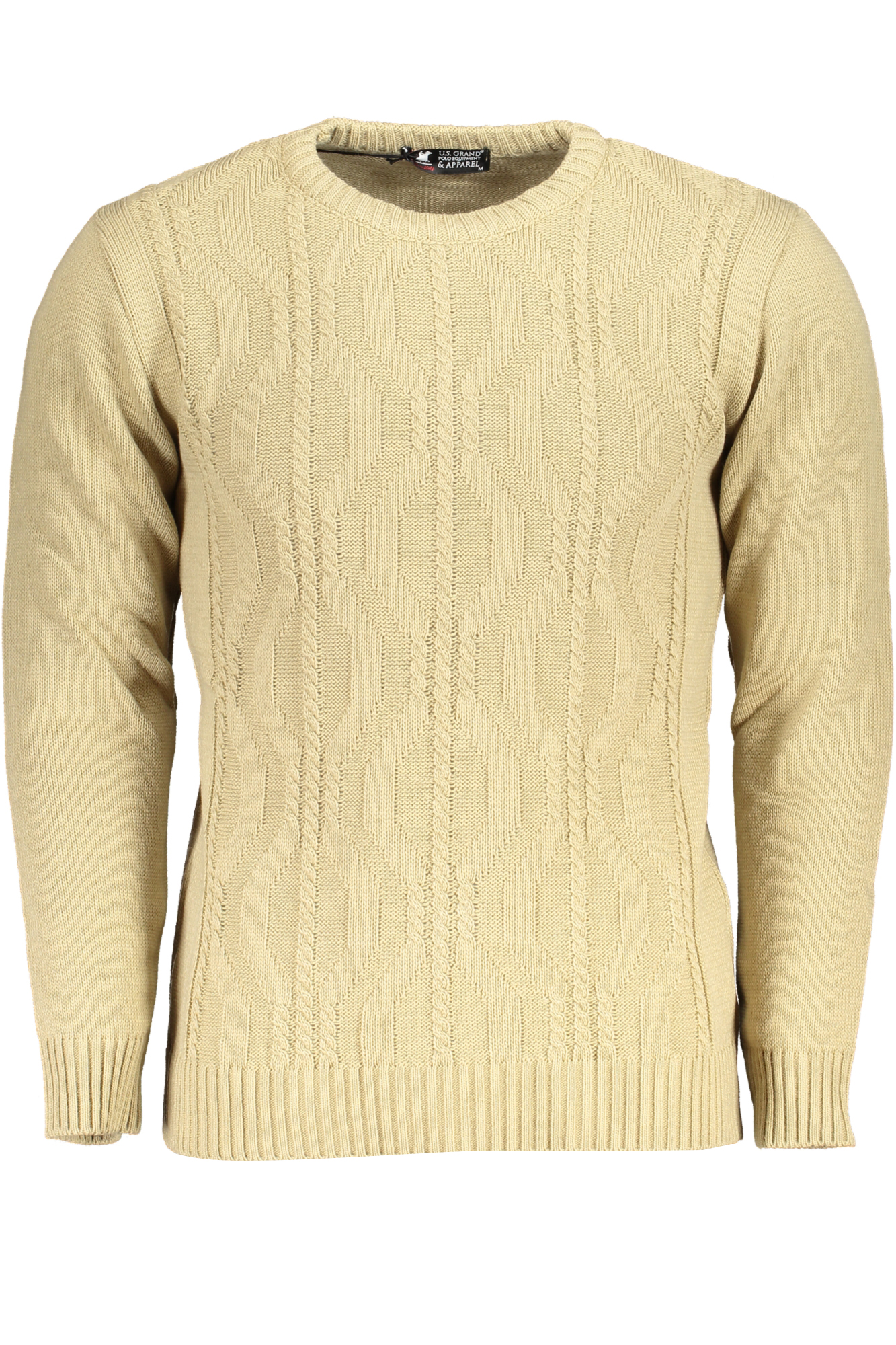 U.S. GRAND POLO MAGLIONE UOMO BEIGE