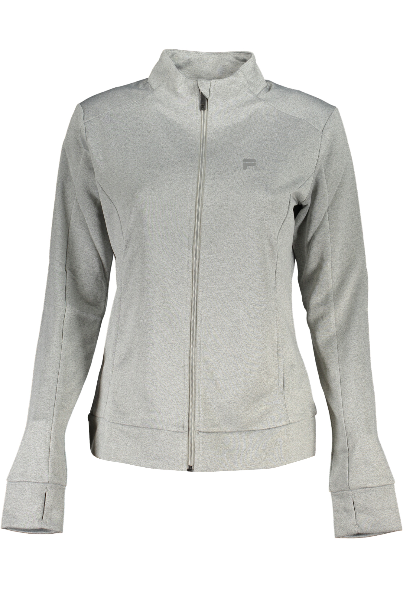 FILA FELPA CON ZIP DONNA GRIGIO