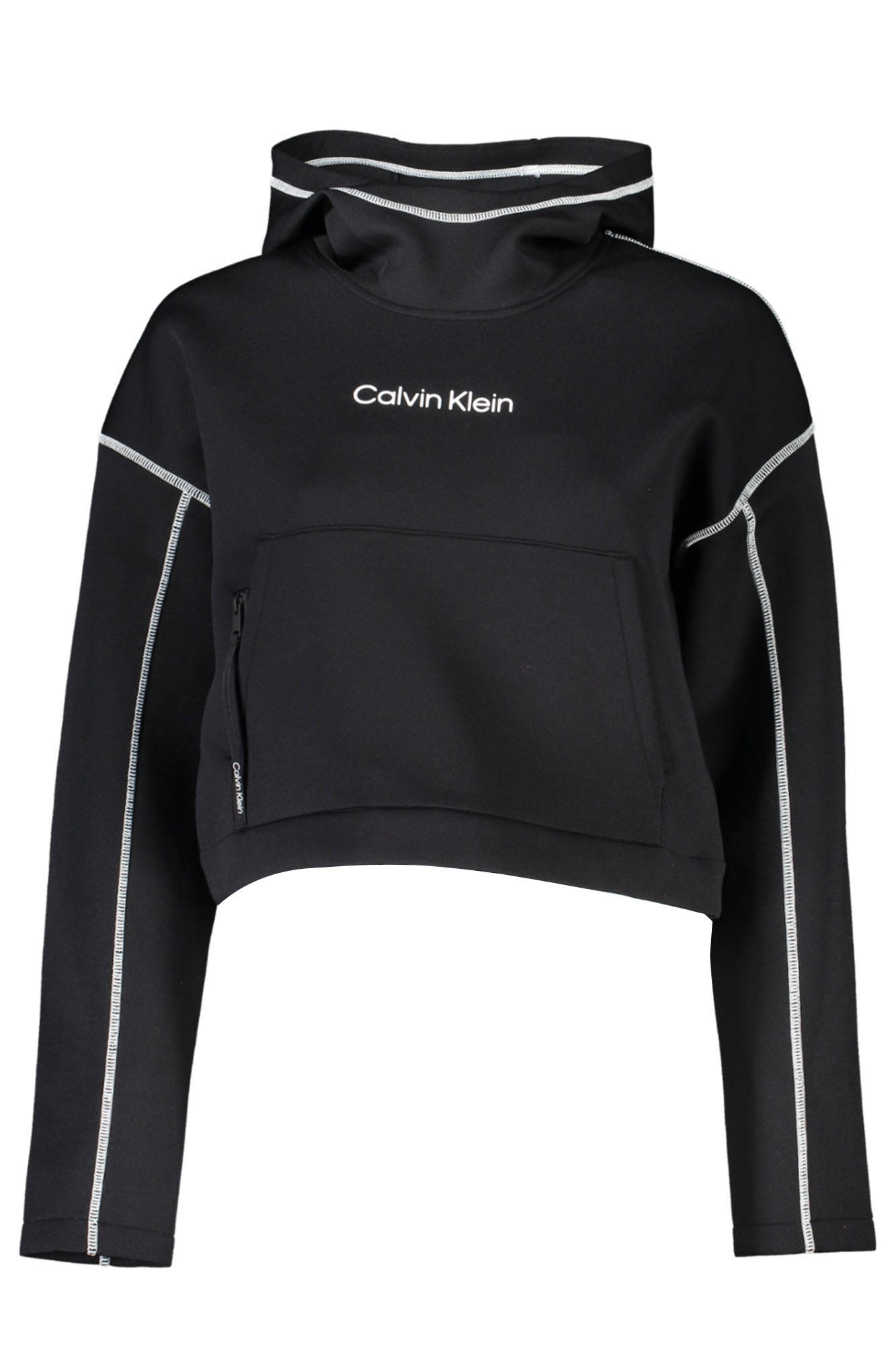 CALVIN KLEIN FELPA SENZA ZIP DONNA NERO