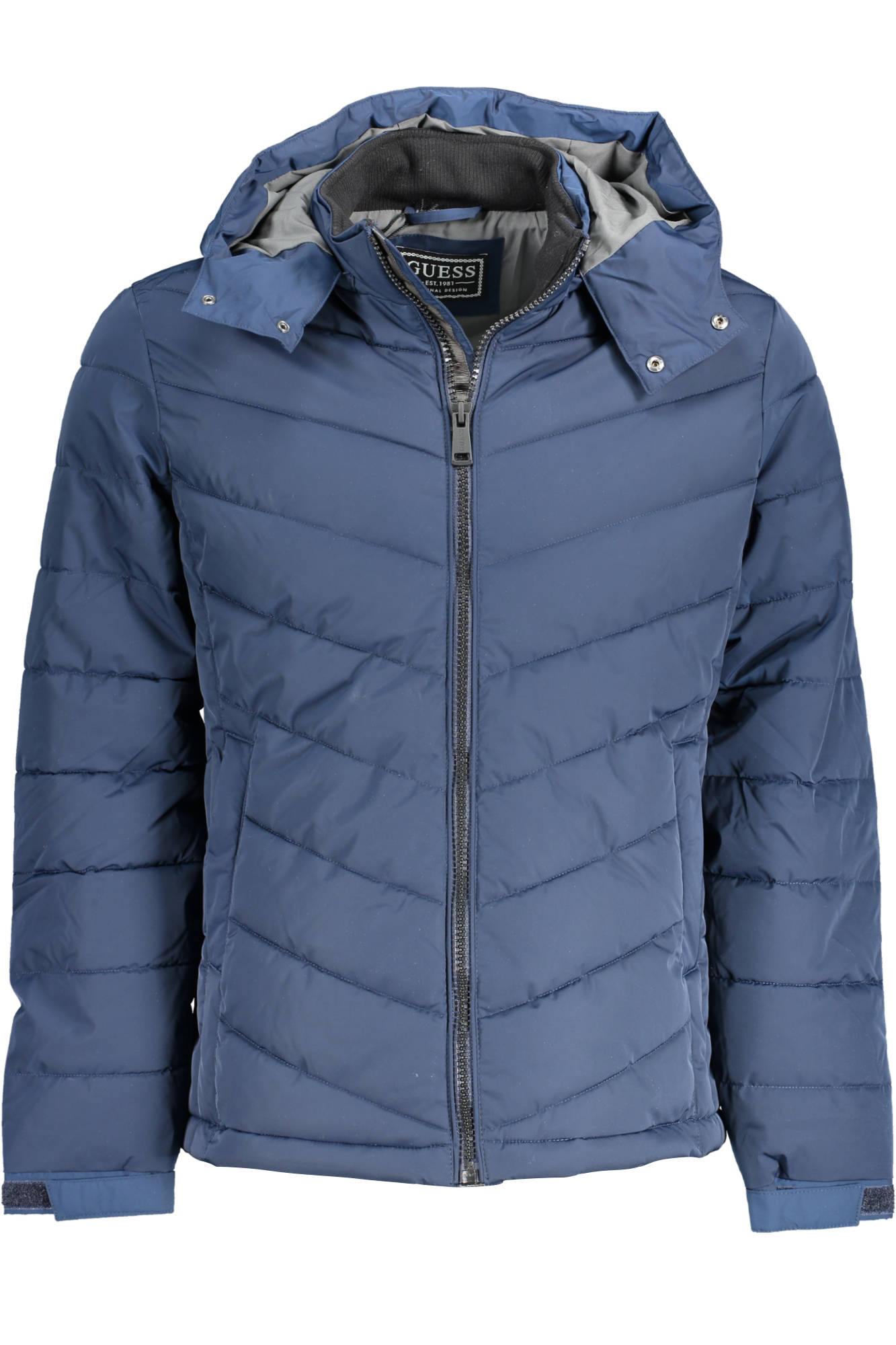 giubbotto uomo GUESS JEANS blu in poliestere SC080 - ZOOODE.COM