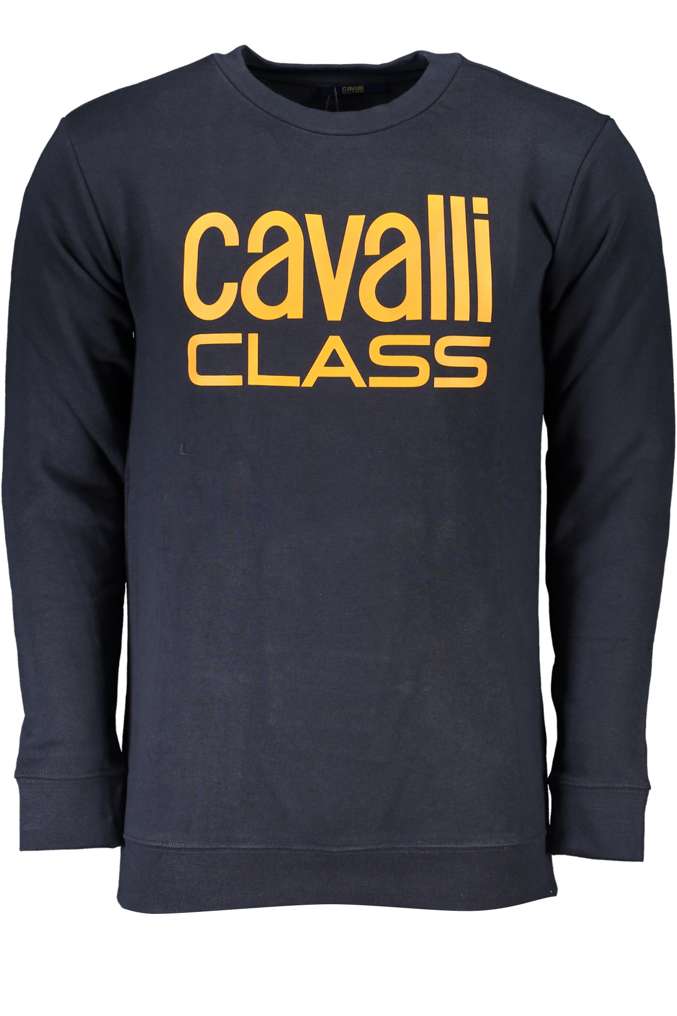 CAVALLI CLASS FELPA SENZA ZIP UOMO BLU