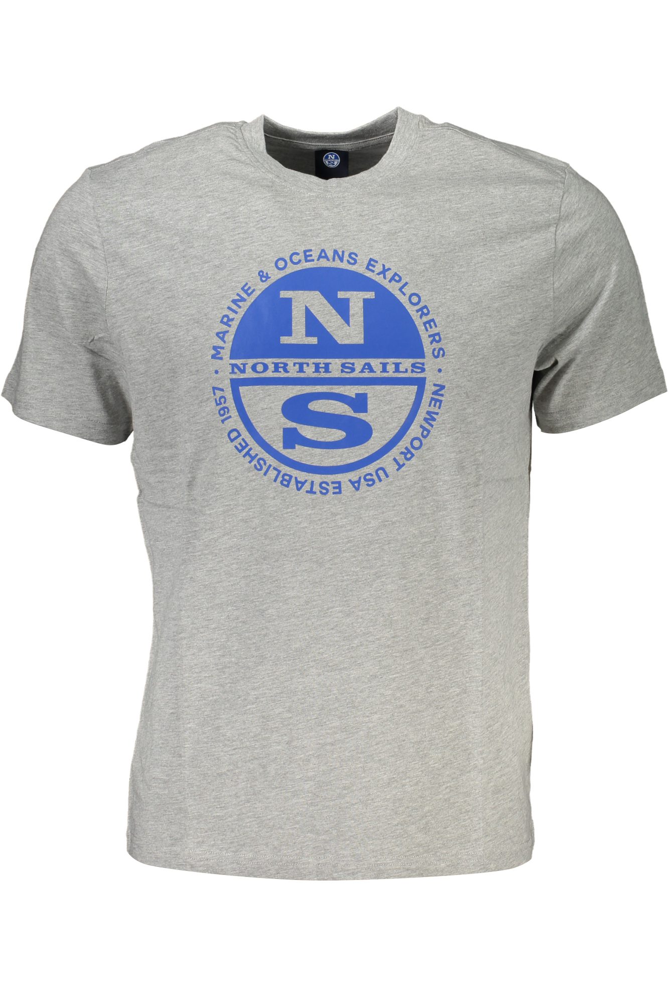 NORTH SAILS T-SHIRT MANICHE CORTE UOMO GRIGIO