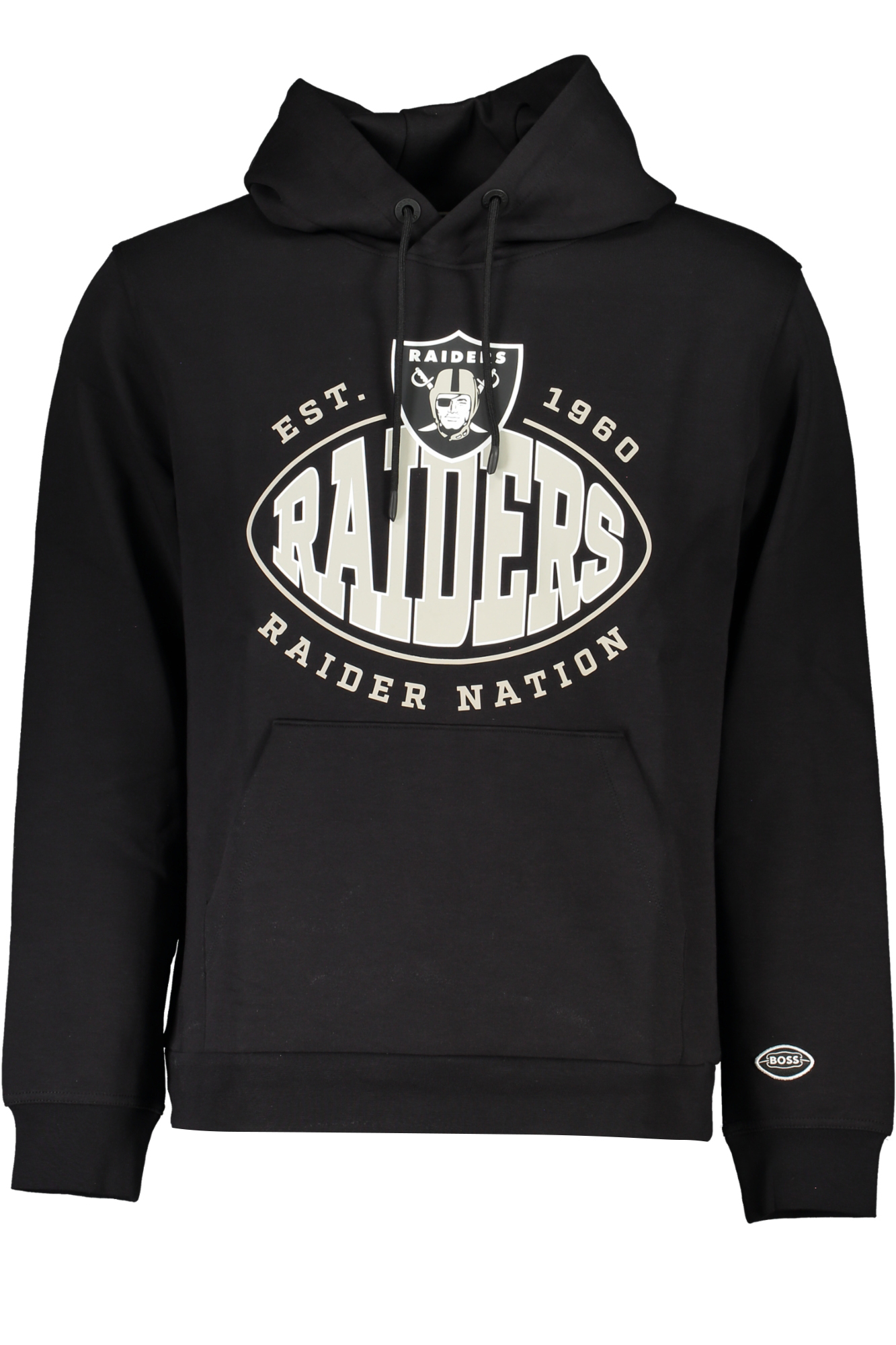 HUGO BOSS FELPA SENZA ZIP UOMO NERO