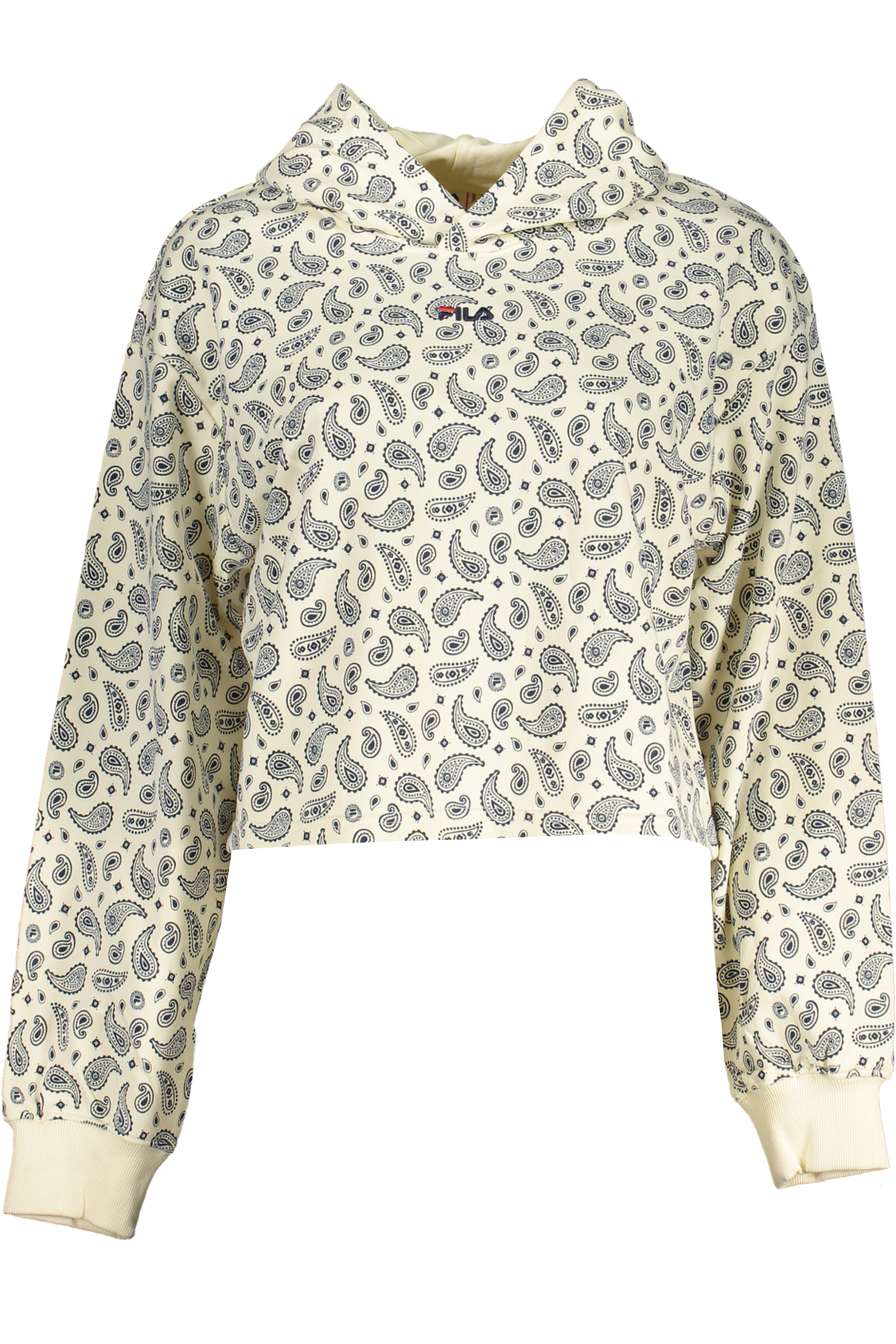 FILA FELPA SENZA ZIP DONNA BIANCO