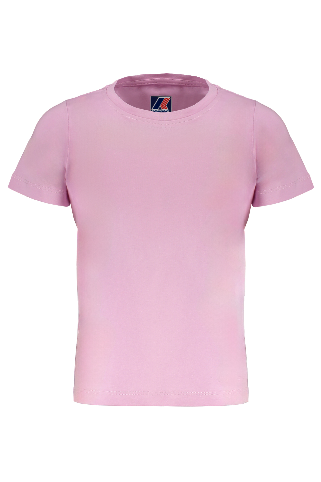 K-WAY T-SHIRT MANICHE CORTE BAMBINA ROSA