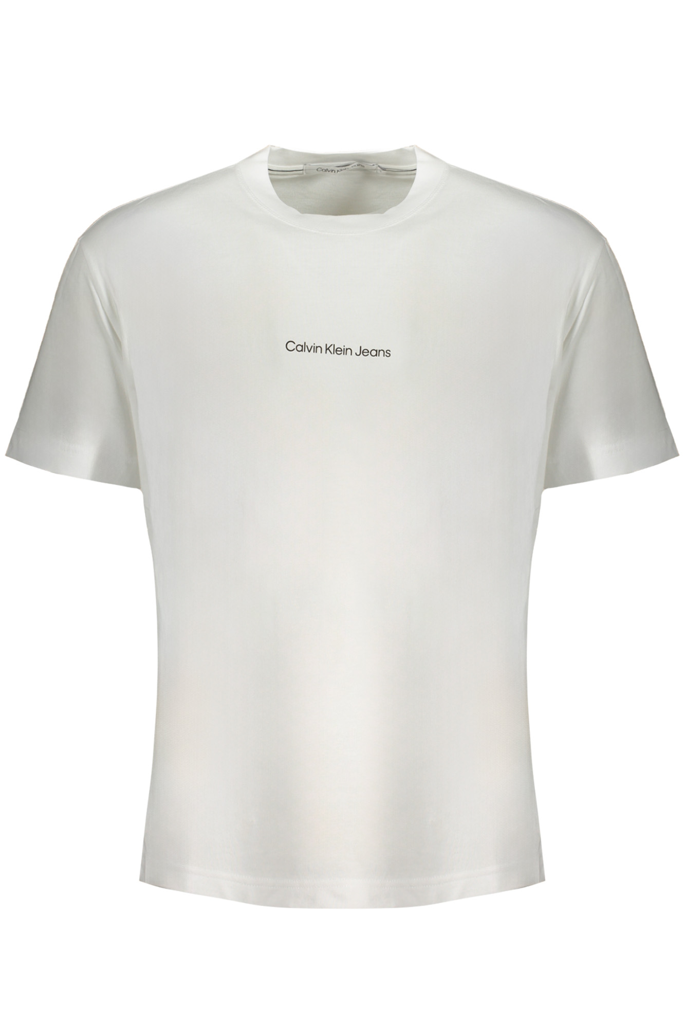 CALVIN KLEIN T-SHIRT MANICHE CORTE UOMO BIANCO