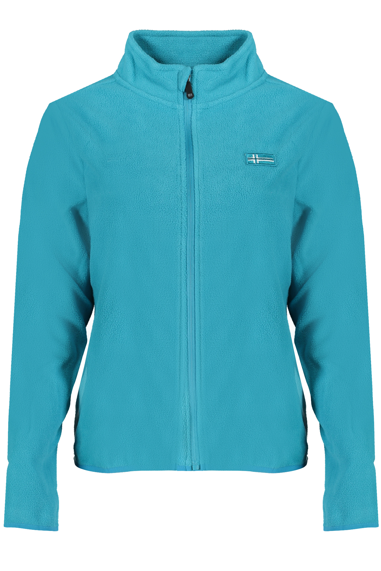 NORWAY 1963 FELPA CON ZIP DONNA AZZURRO