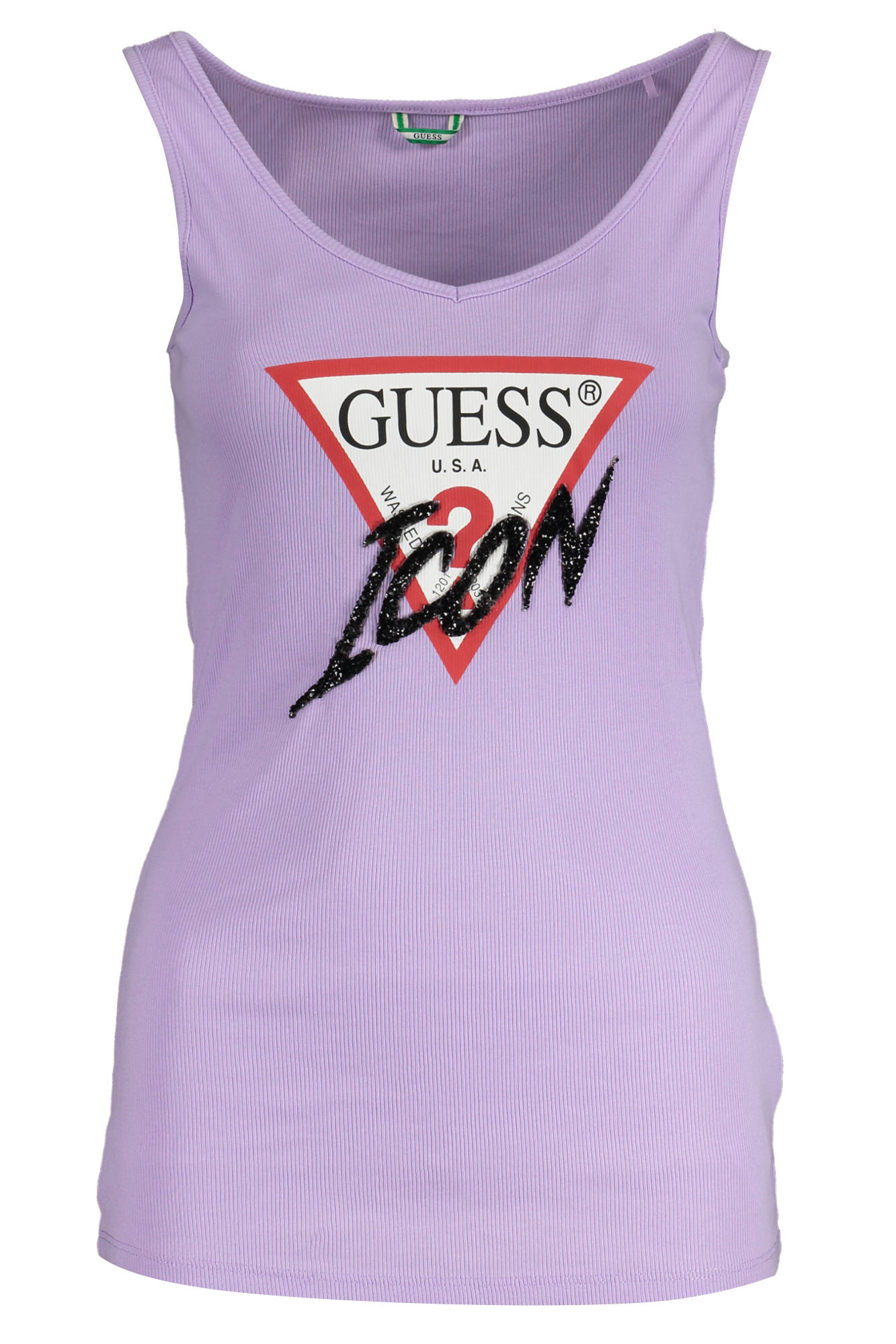 t-shirt mujer GUESS JEANS violeta algodón SC533 - ZOOODE.COM