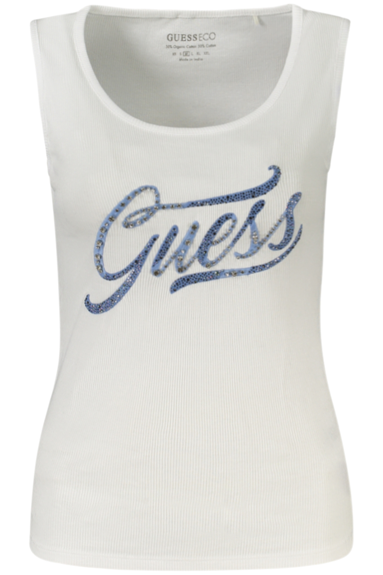 GUESS JEANS CANOTTA DONNA BIANCO