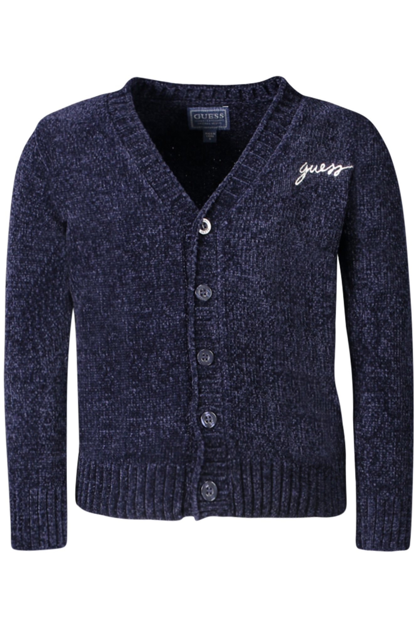 GUESS JEANS CARDIGAN BAMBINO BLU