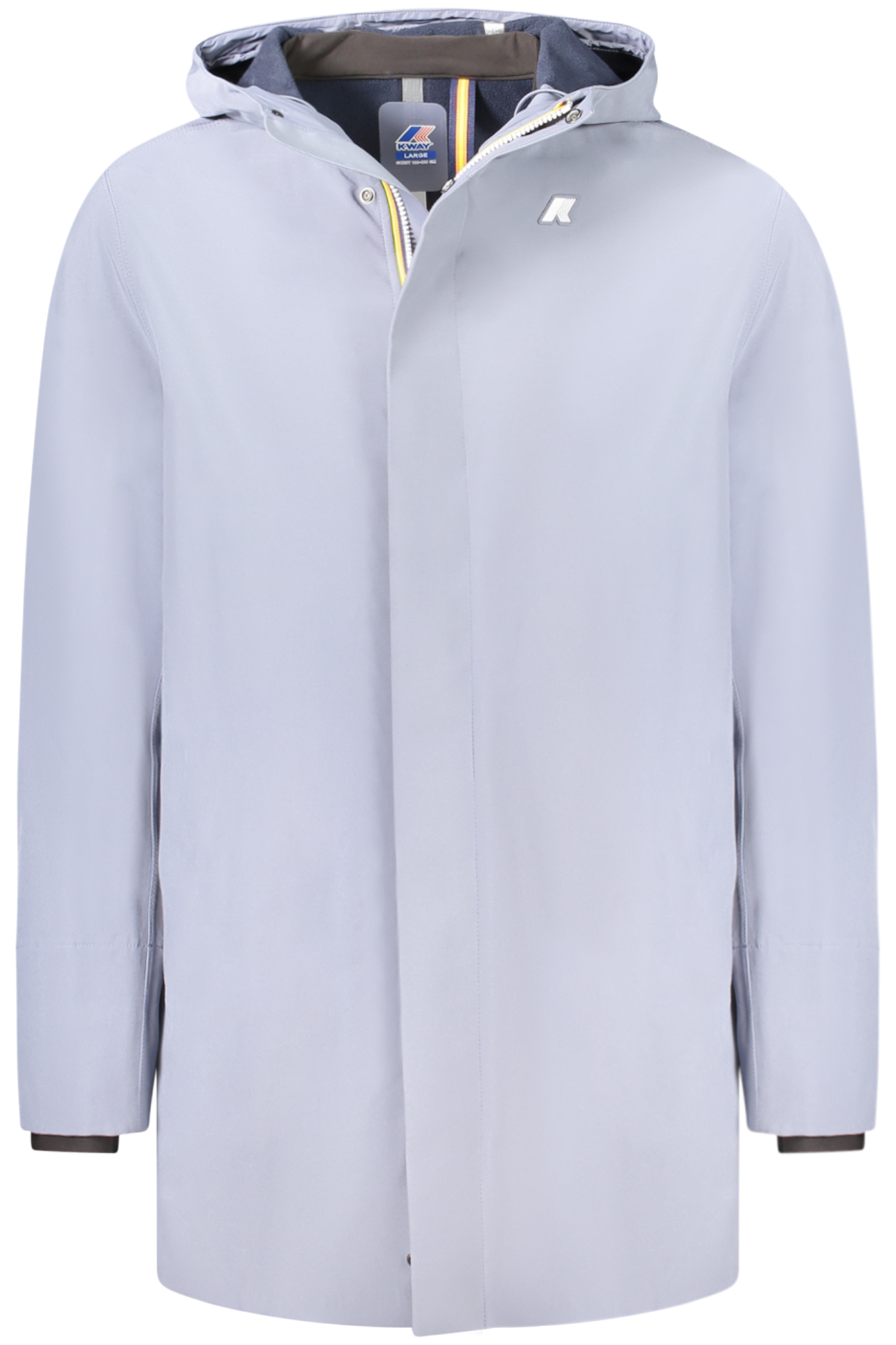 K-WAY TRENCH UOMO GRIGIO