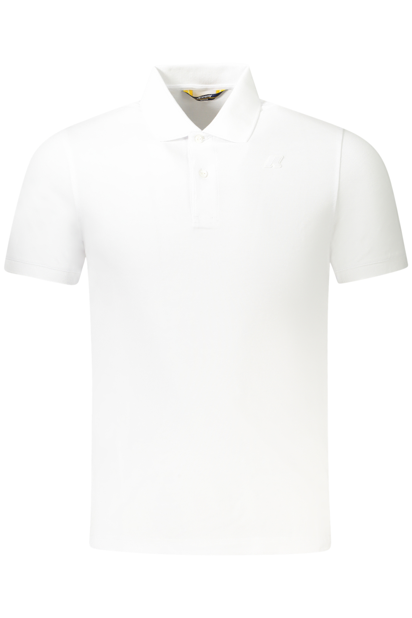 K-WAY POLO MANICHE CORTE UOMO BIANCO