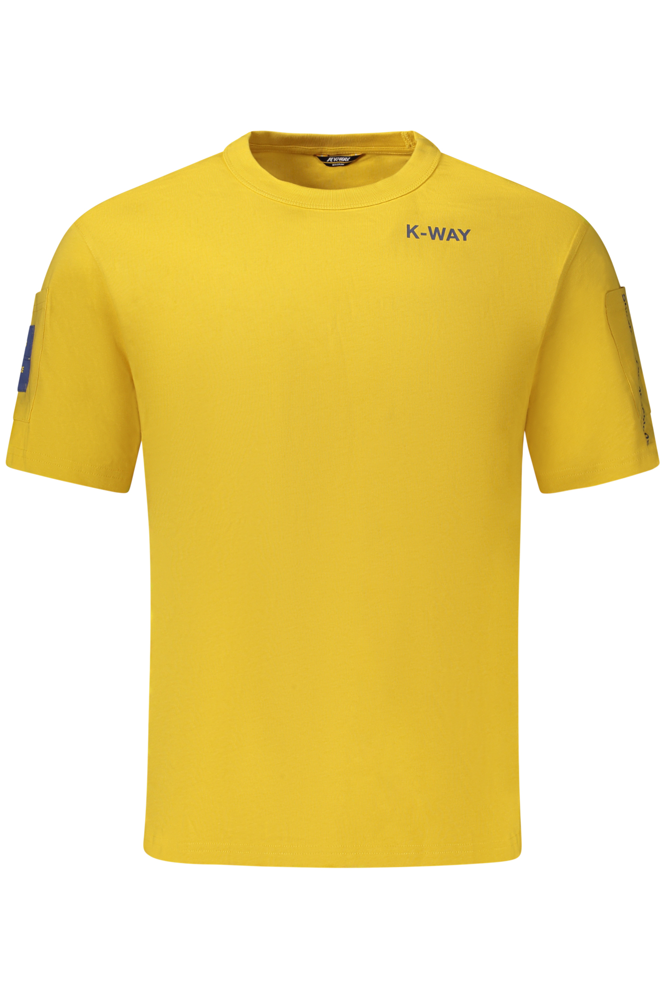 K-WAY T-SHIRT MANICHE CORTE UOMO GIALLO