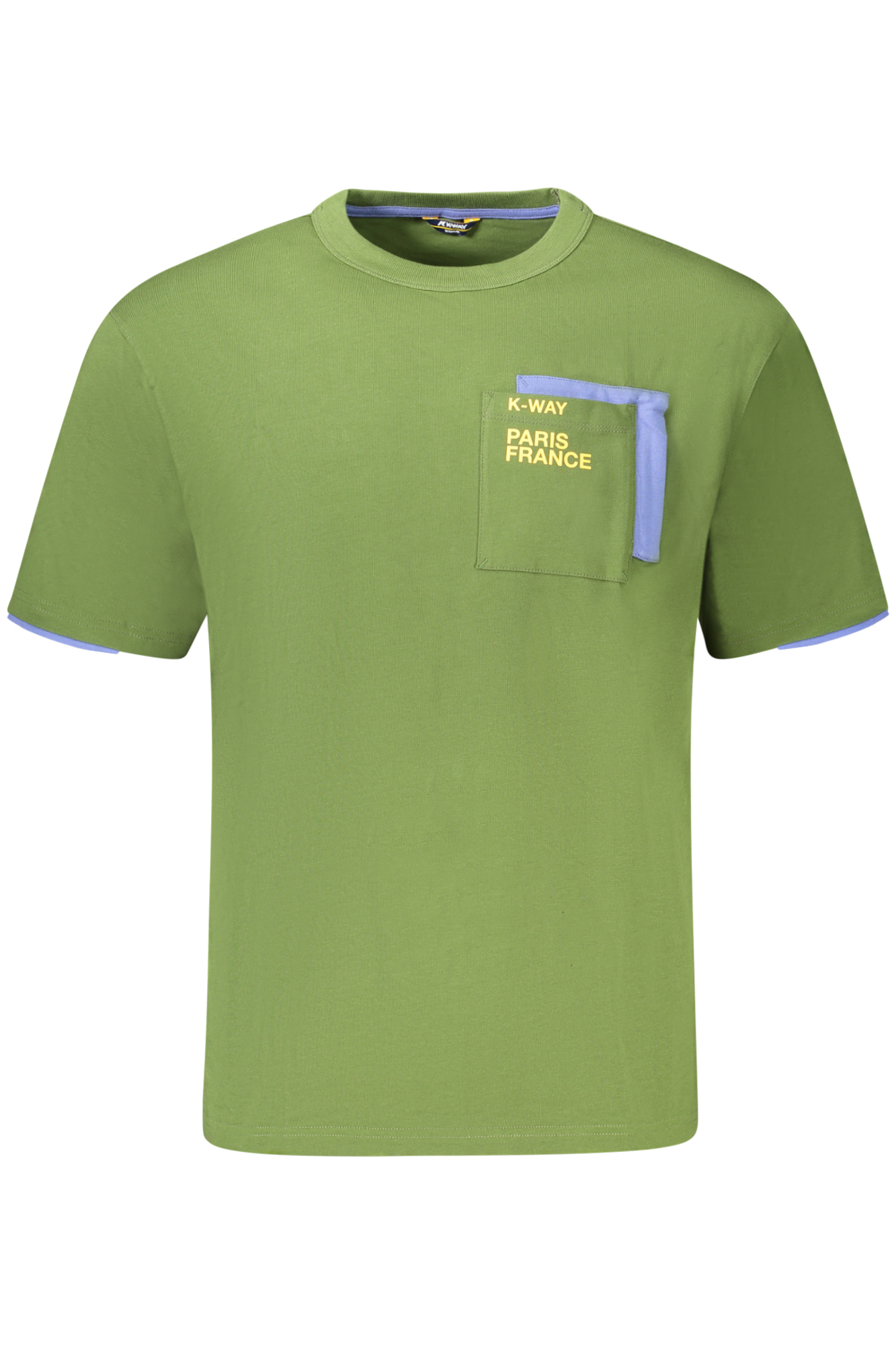 K-WAY T-SHIRT MANICHE CORTE UOMO VERDE