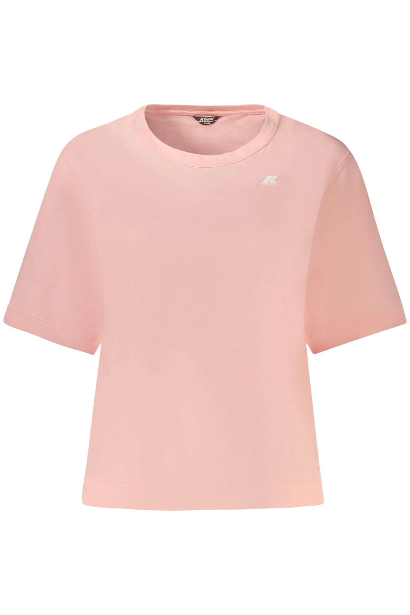 K-WAY T-SHIRT MANICHE CORTE DONNA ROSA