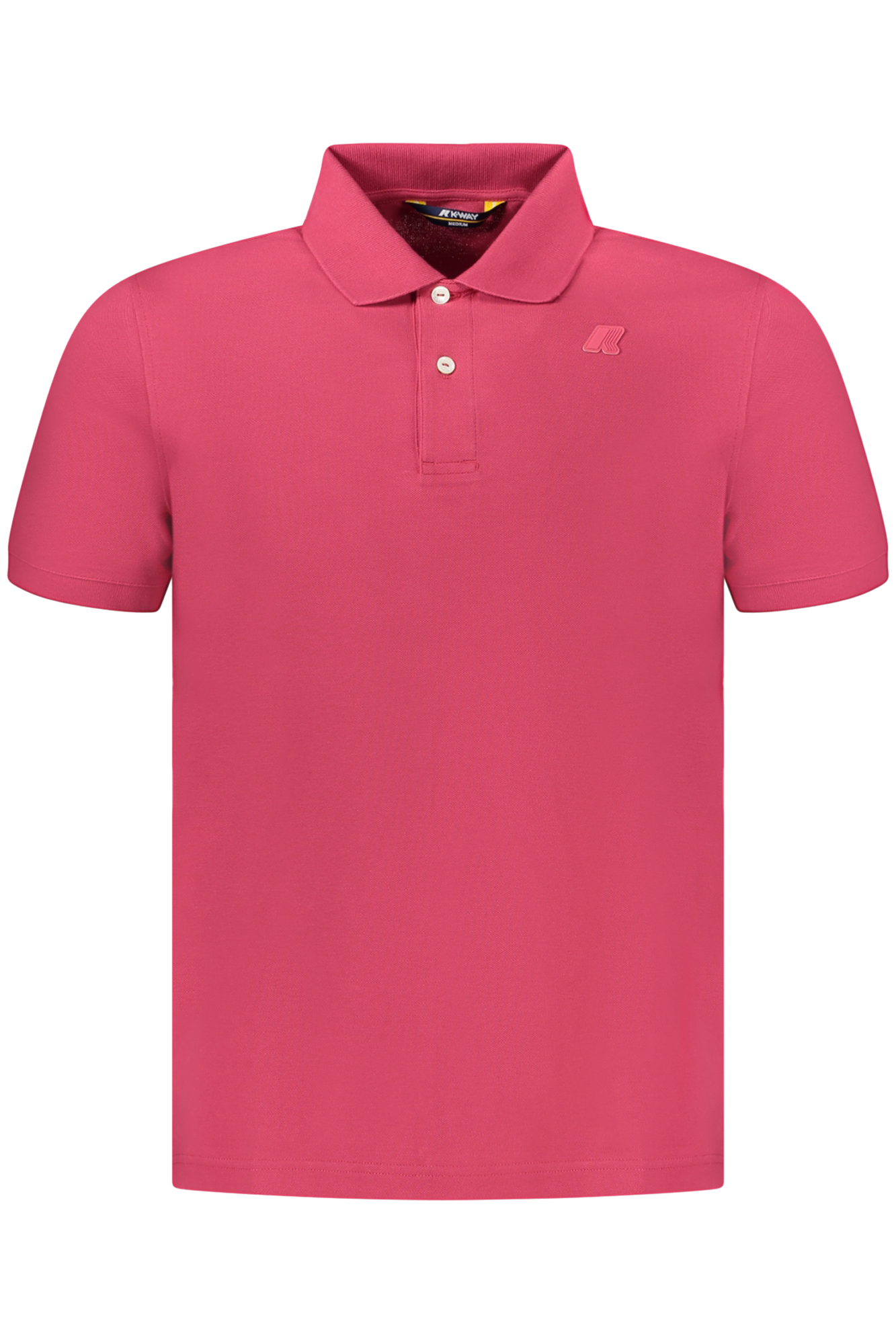 K-WAY POLO MANICHE CORTE UOMO ROSA
