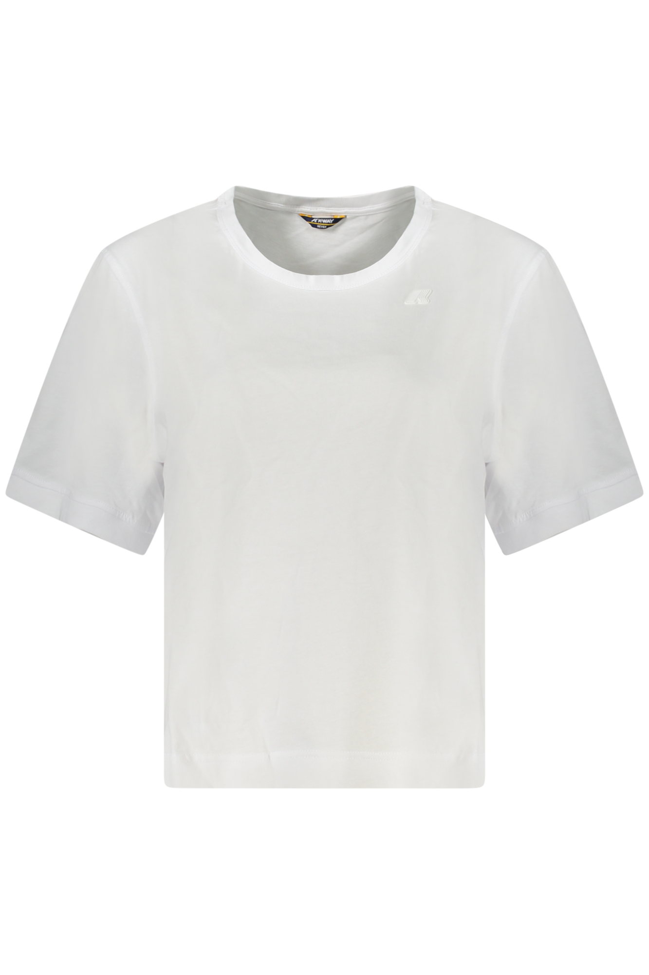 K-WAY T-SHIRT MANICHE CORTE DONNA BIANCO