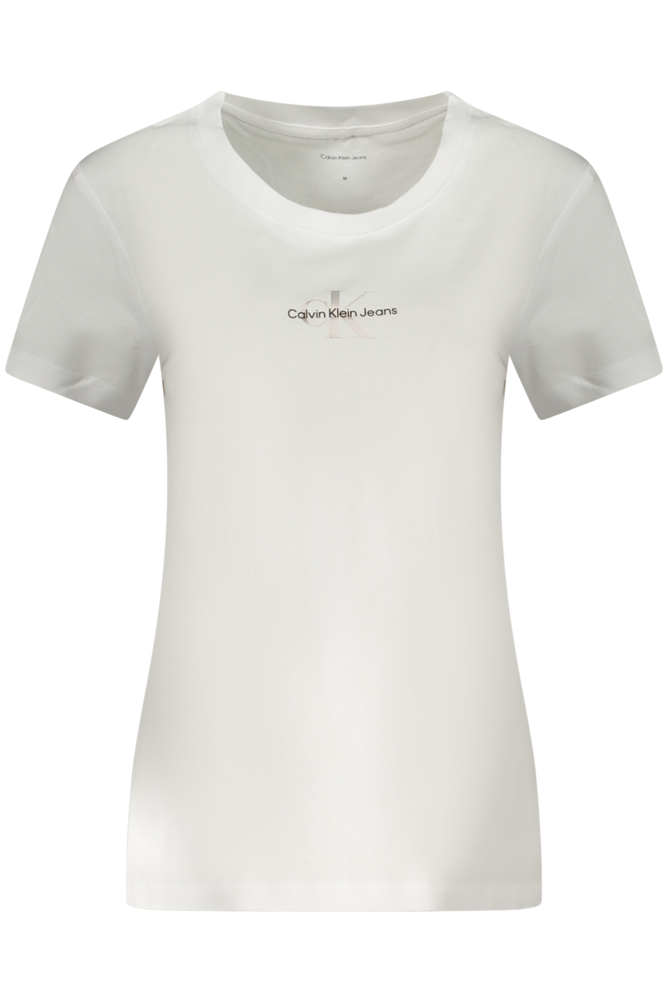 CALVIN KLEIN T-SHIRT MANICHE CORTE DONNA BIANCO