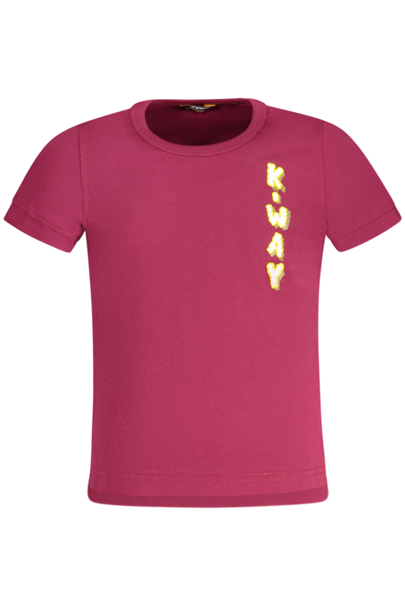 K-WAY T-SHIRT MANICHE CORTE BAMBINA VIOLA