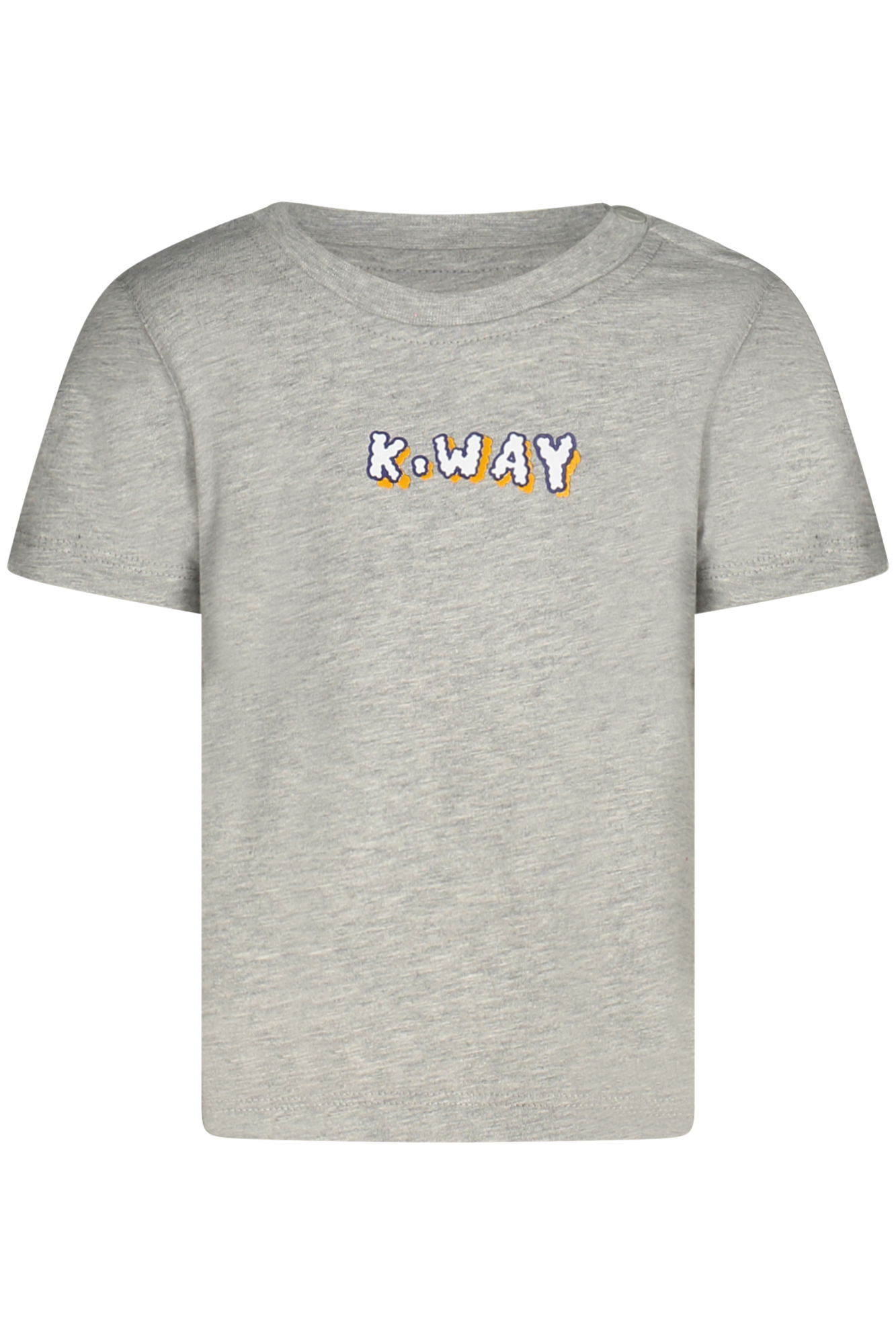 K-WAY T-SHIRT MANICHE CORTE BAMBINO GRIGIO