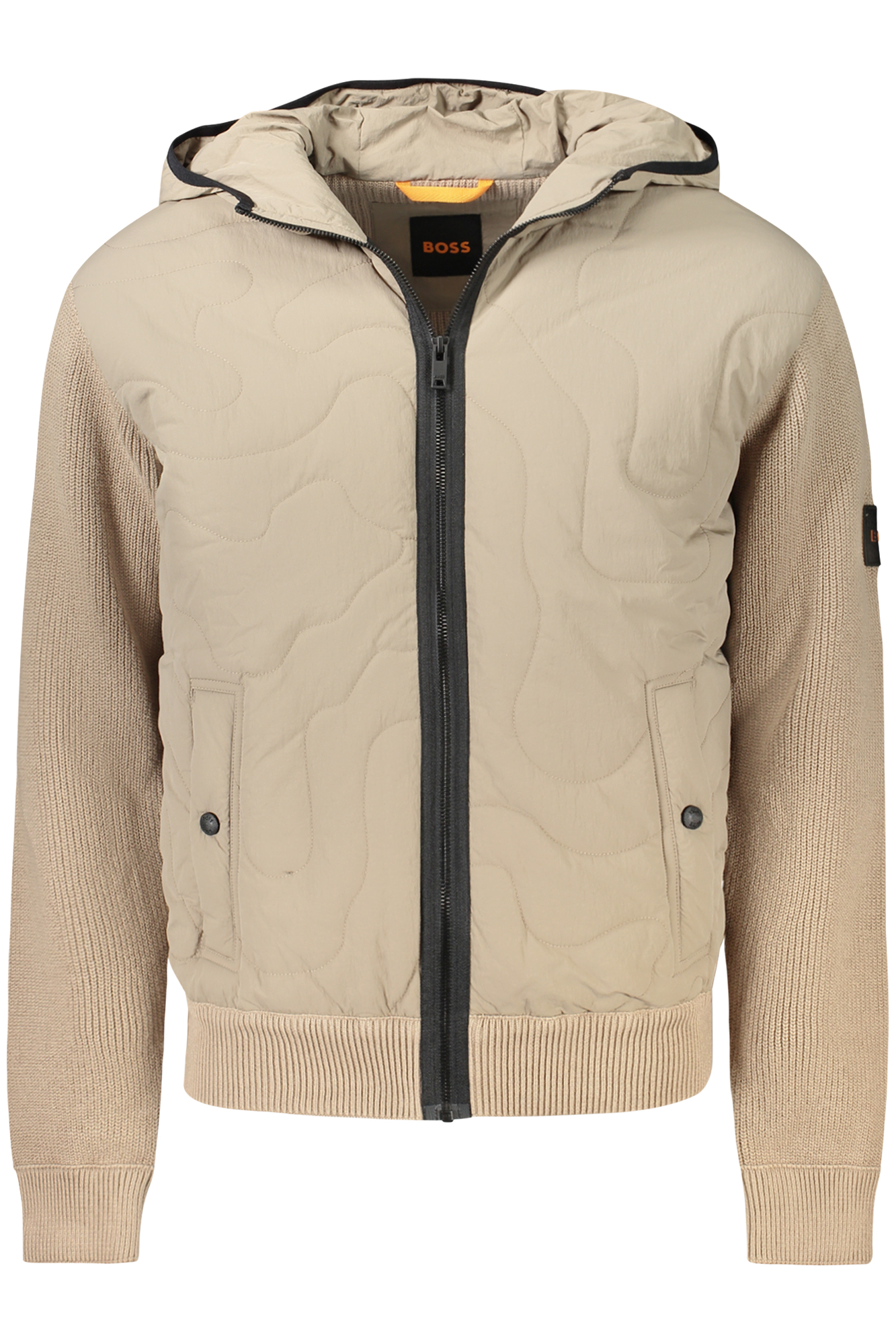 HUGO BOSS GIACCA SPORTIVA UOMO BEIGE